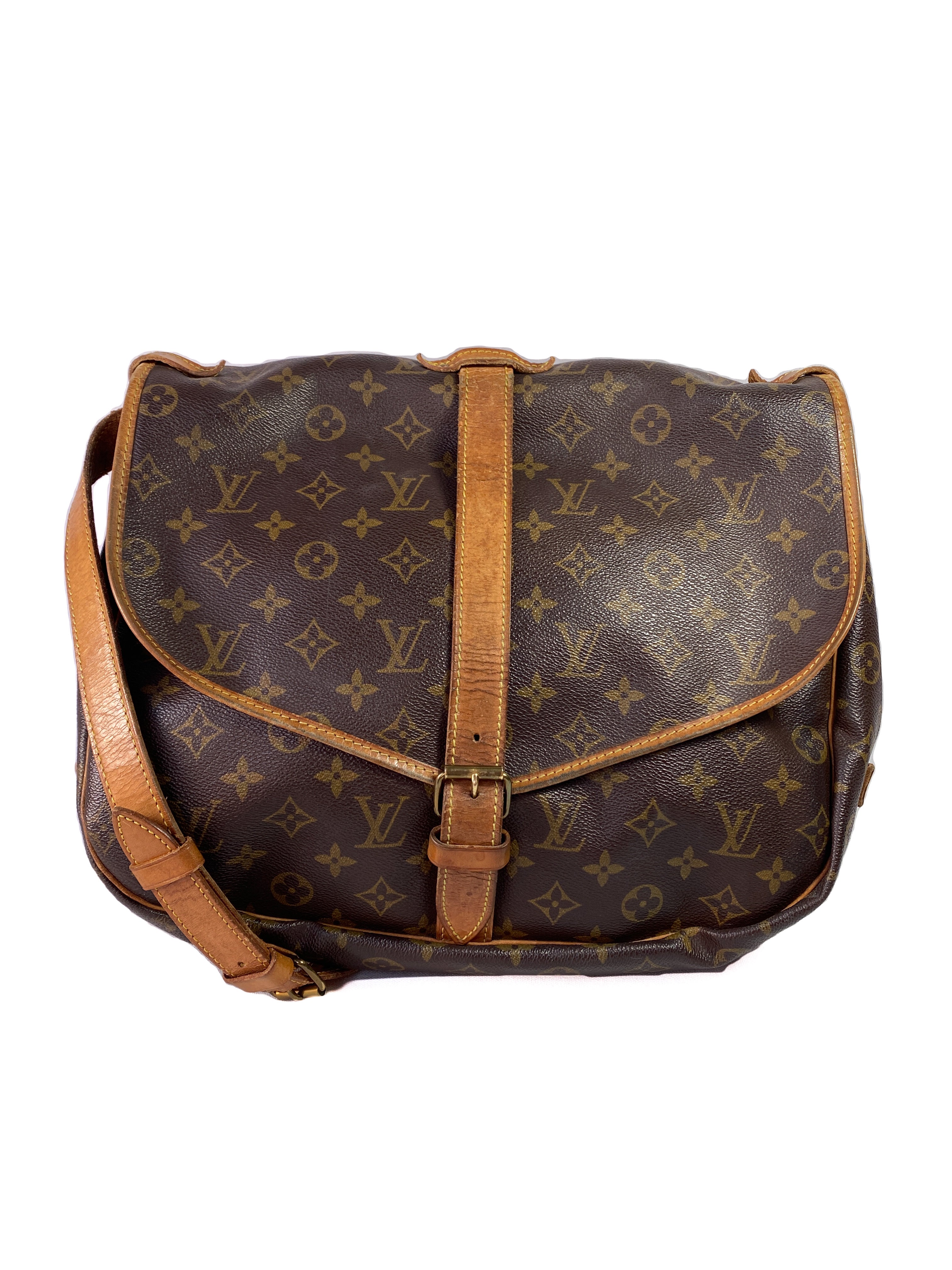 Louis Vuitton vintage Saumur monogram 35