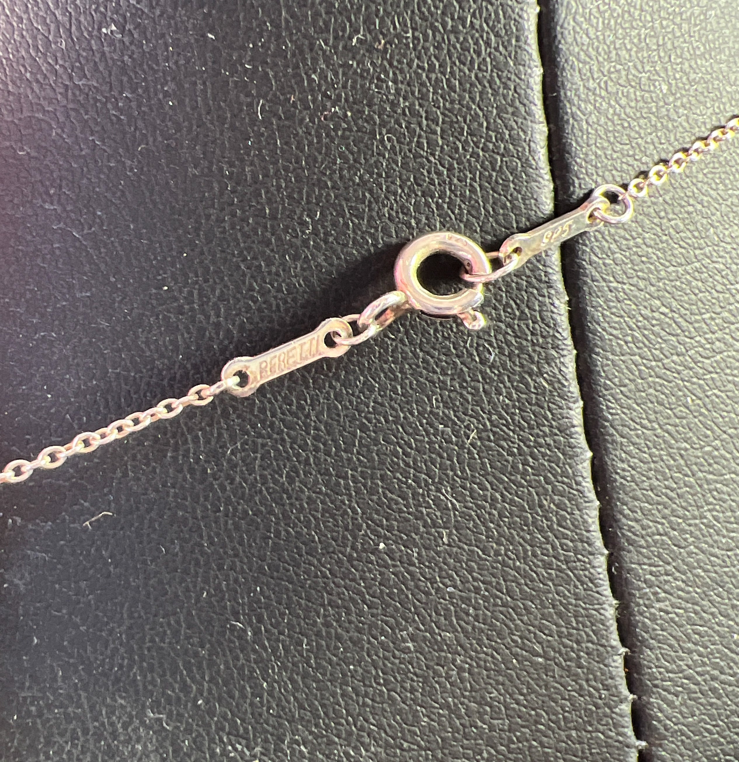 Tiffany & Co Elsa Peretti sterling silver starfish necklace