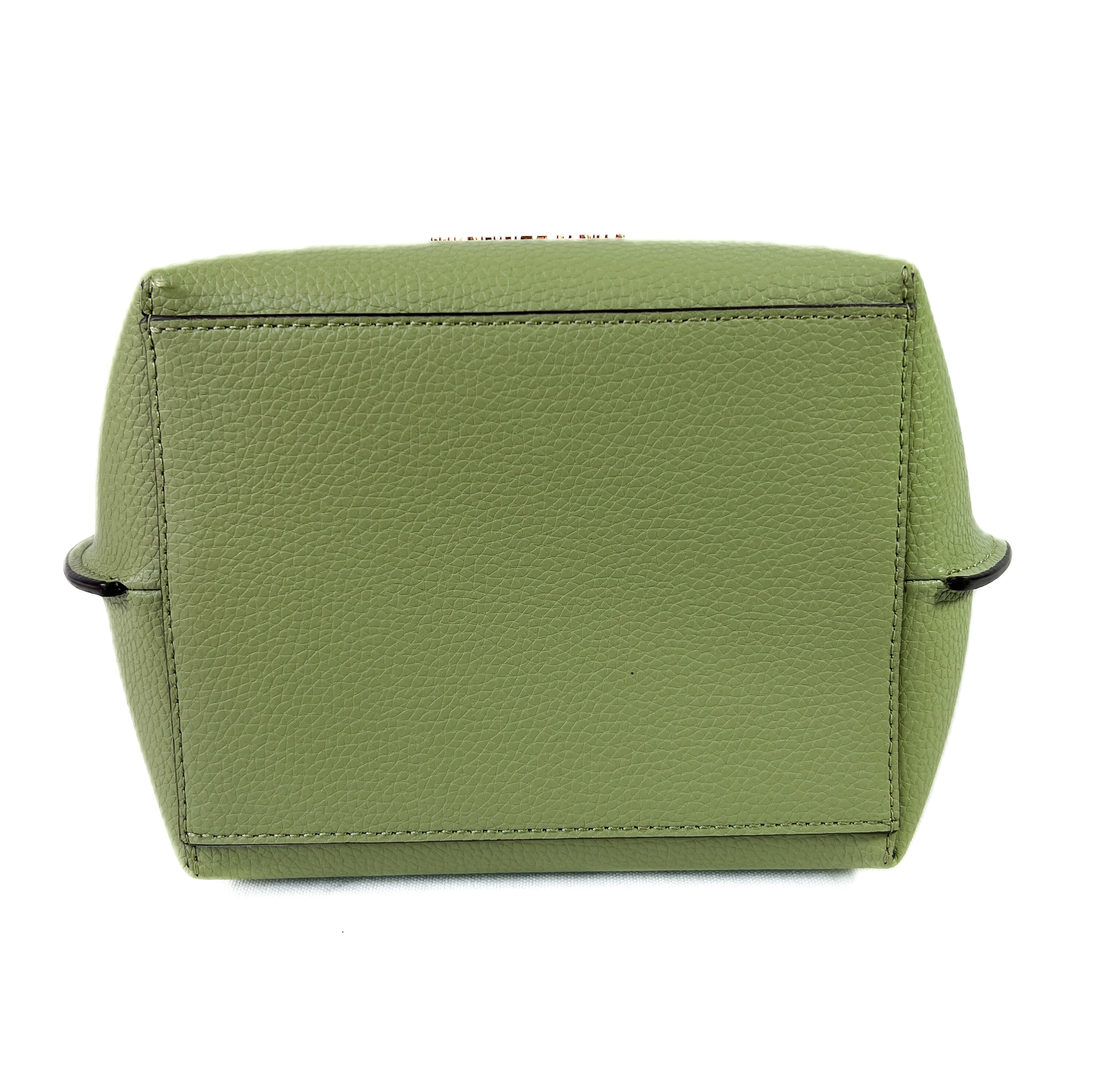 Michael Kors Emilia green leather bucket crossbody NWT
