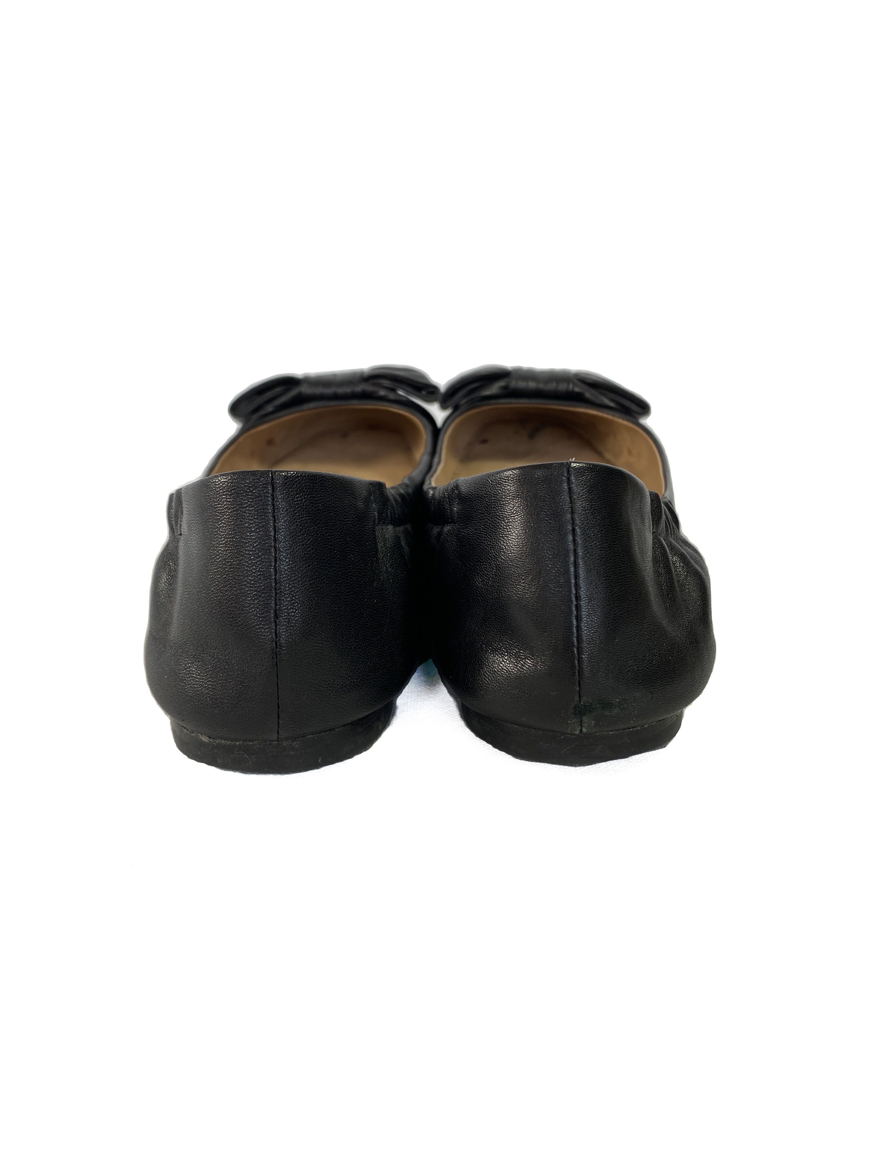 Tory Burch divine bow driver flat size 8