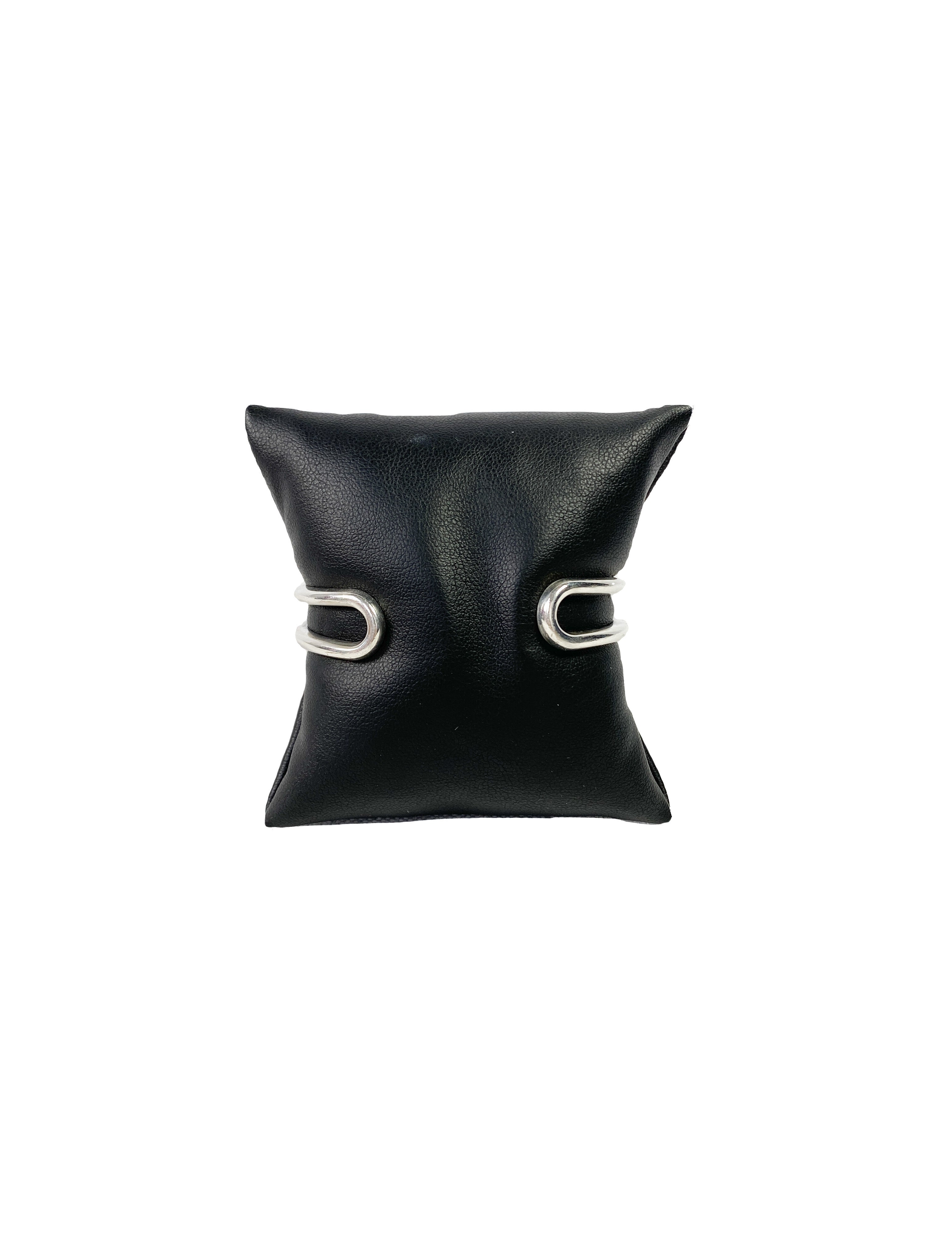 Tiffany & Co open weave sterling silver cuff bracelet