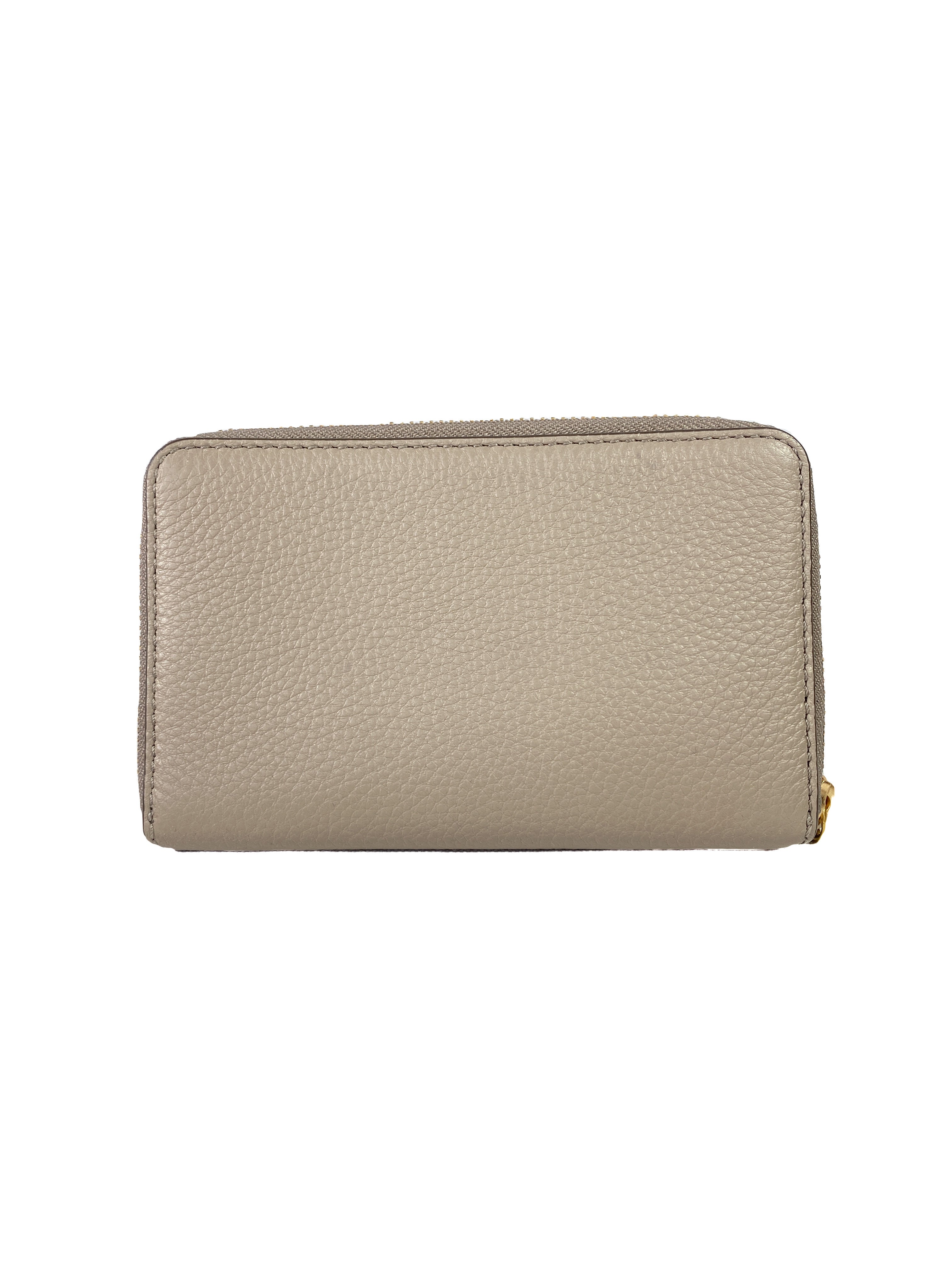 Marc by Marc Jacobs gray leather wallet wristlet NWT