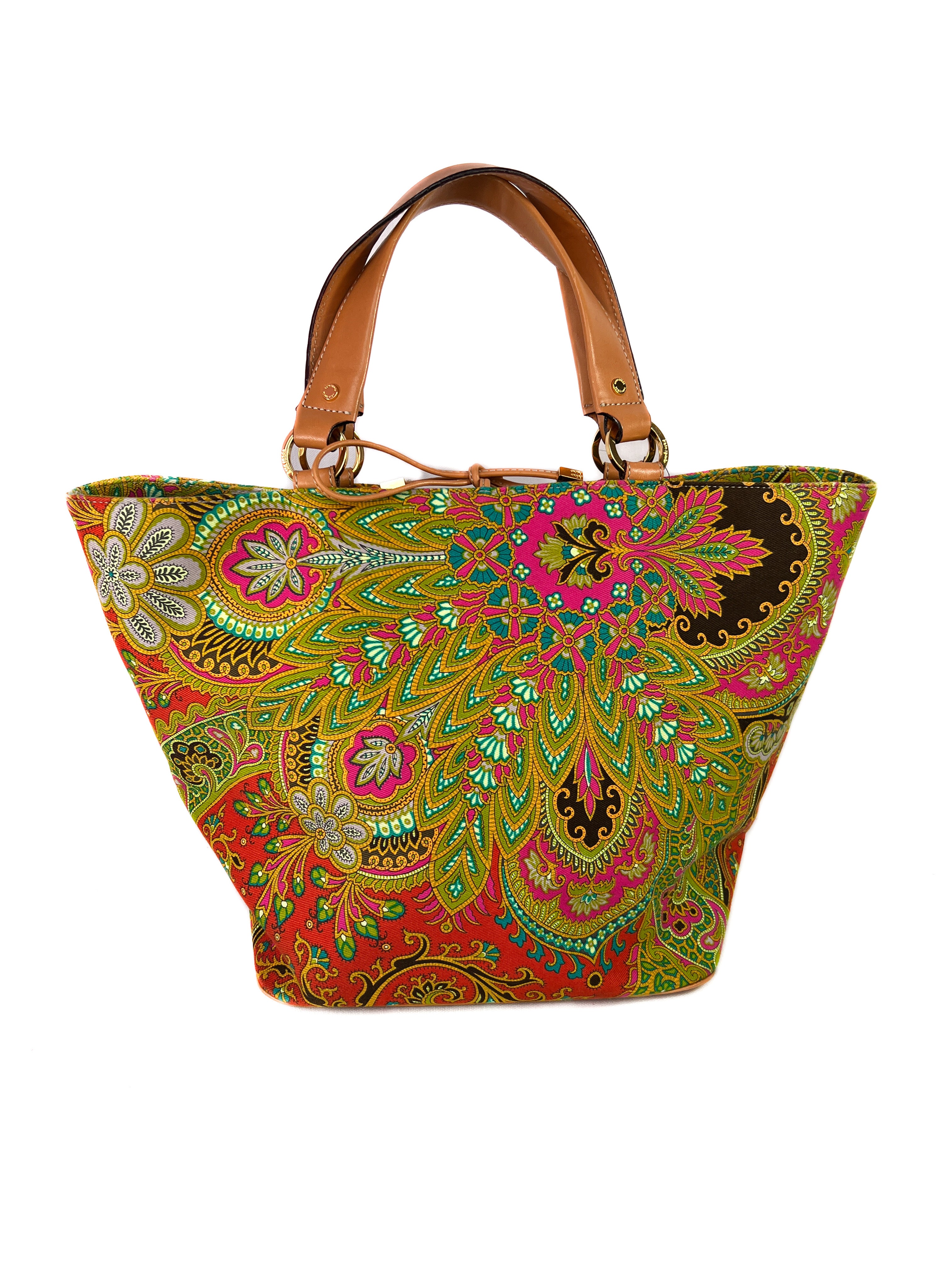 Kate Spade multi color paisley print bag
