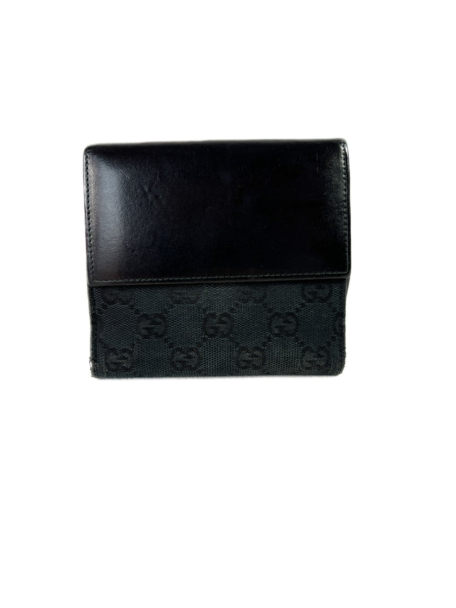 Leather wallet Gucci Black in Leather - 25927052