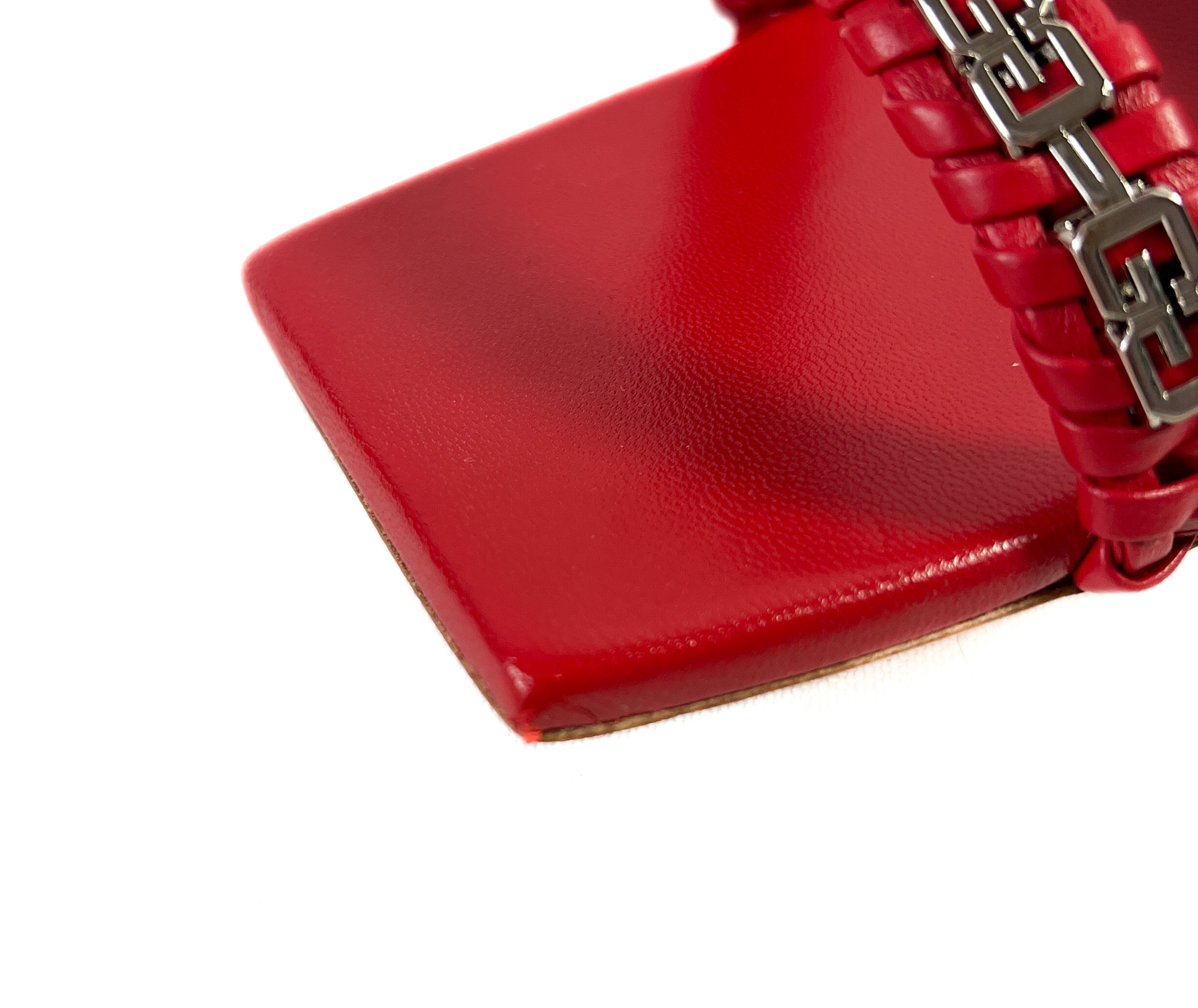 Givenchy red slingback sandals size 39