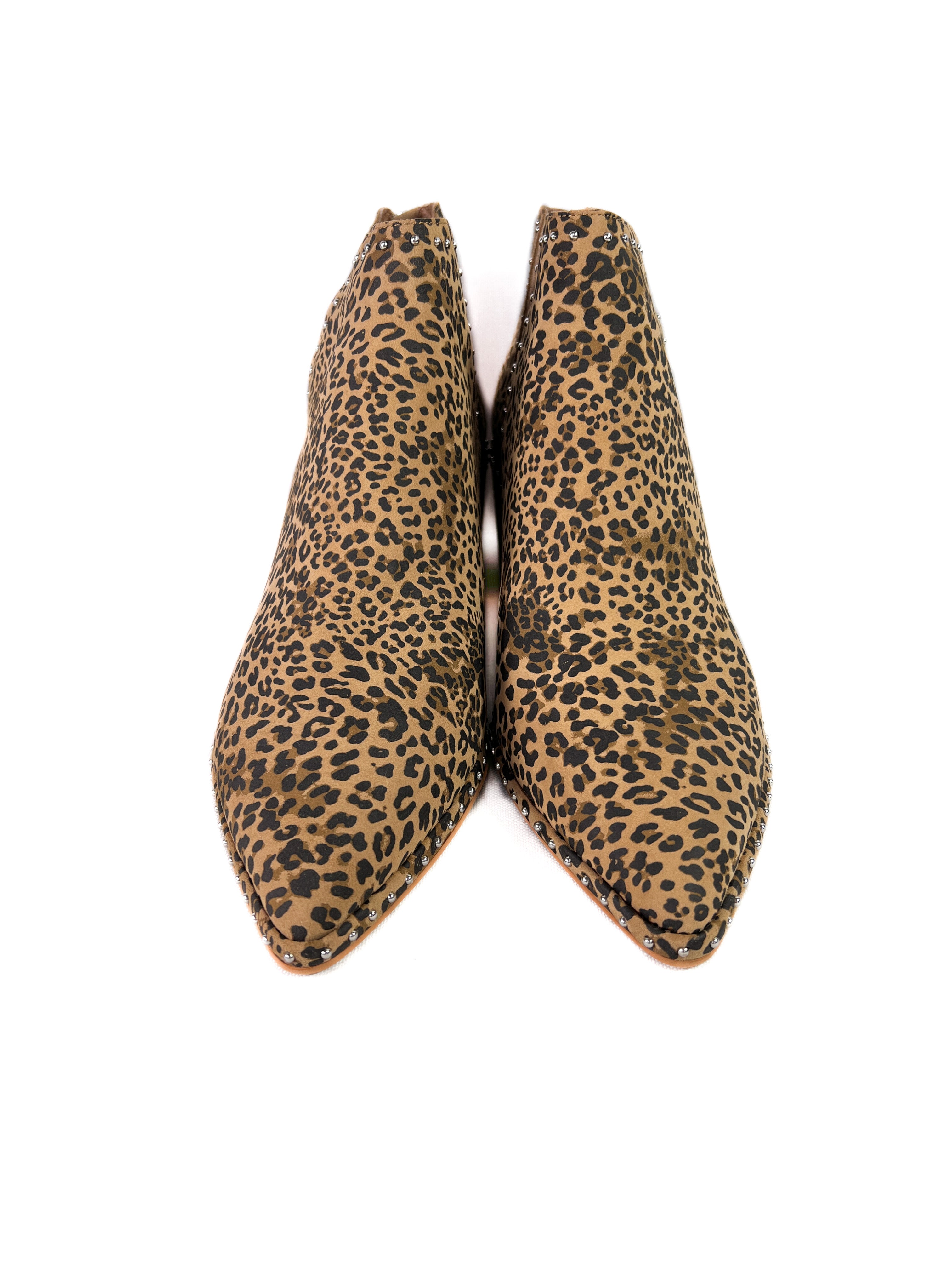 Dolce Vita leopard print leather cutout boots size 10 NEW
