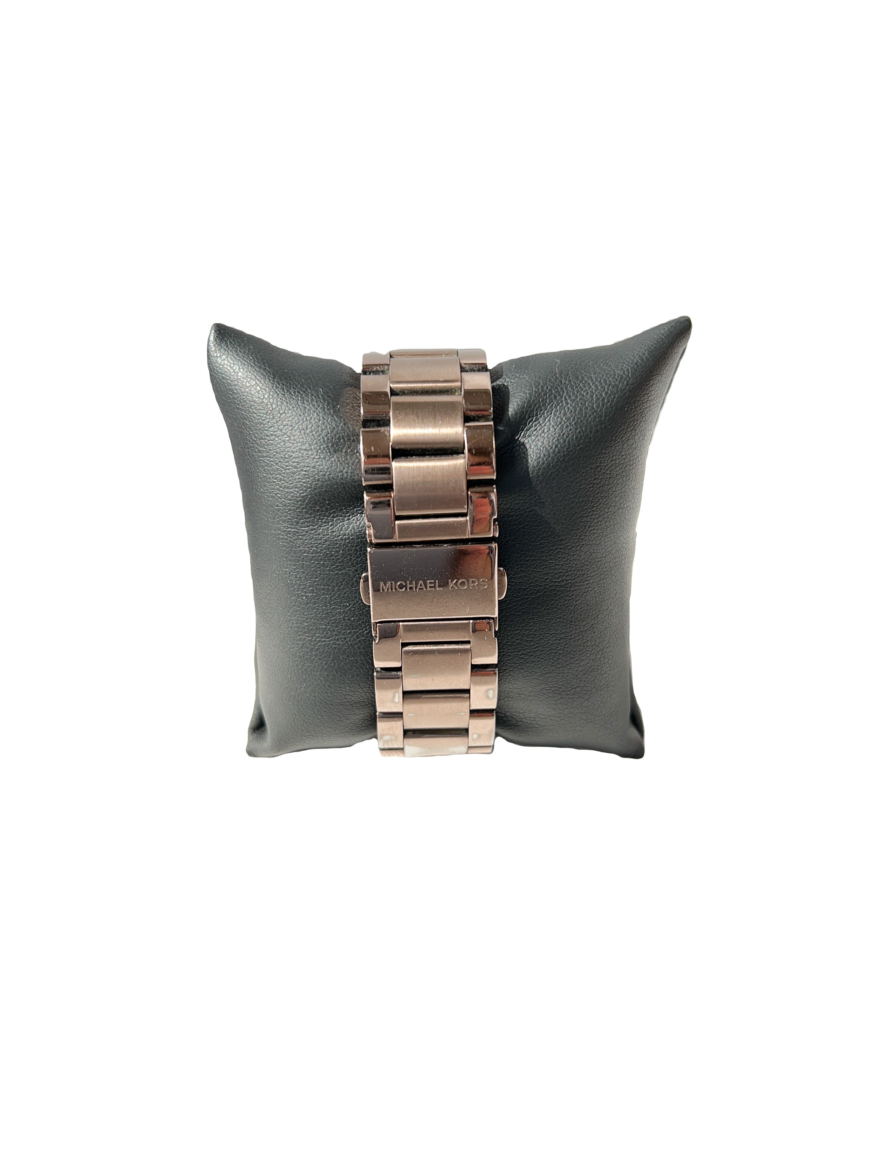 Michael Kors bronze metallic watch - My Girlfriend's Wardrobe LLC