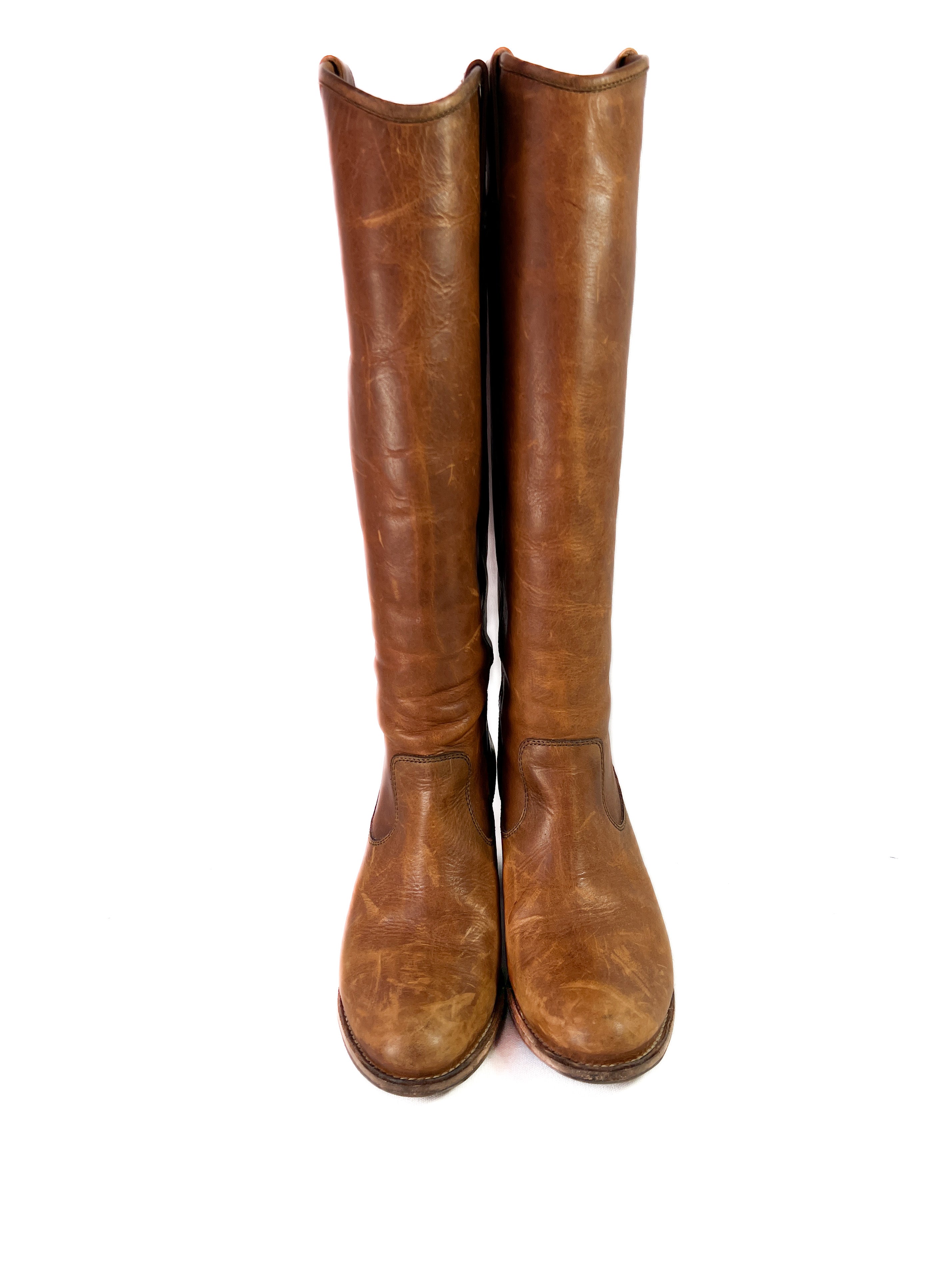 Frye brown Jackie button boots size 8.5