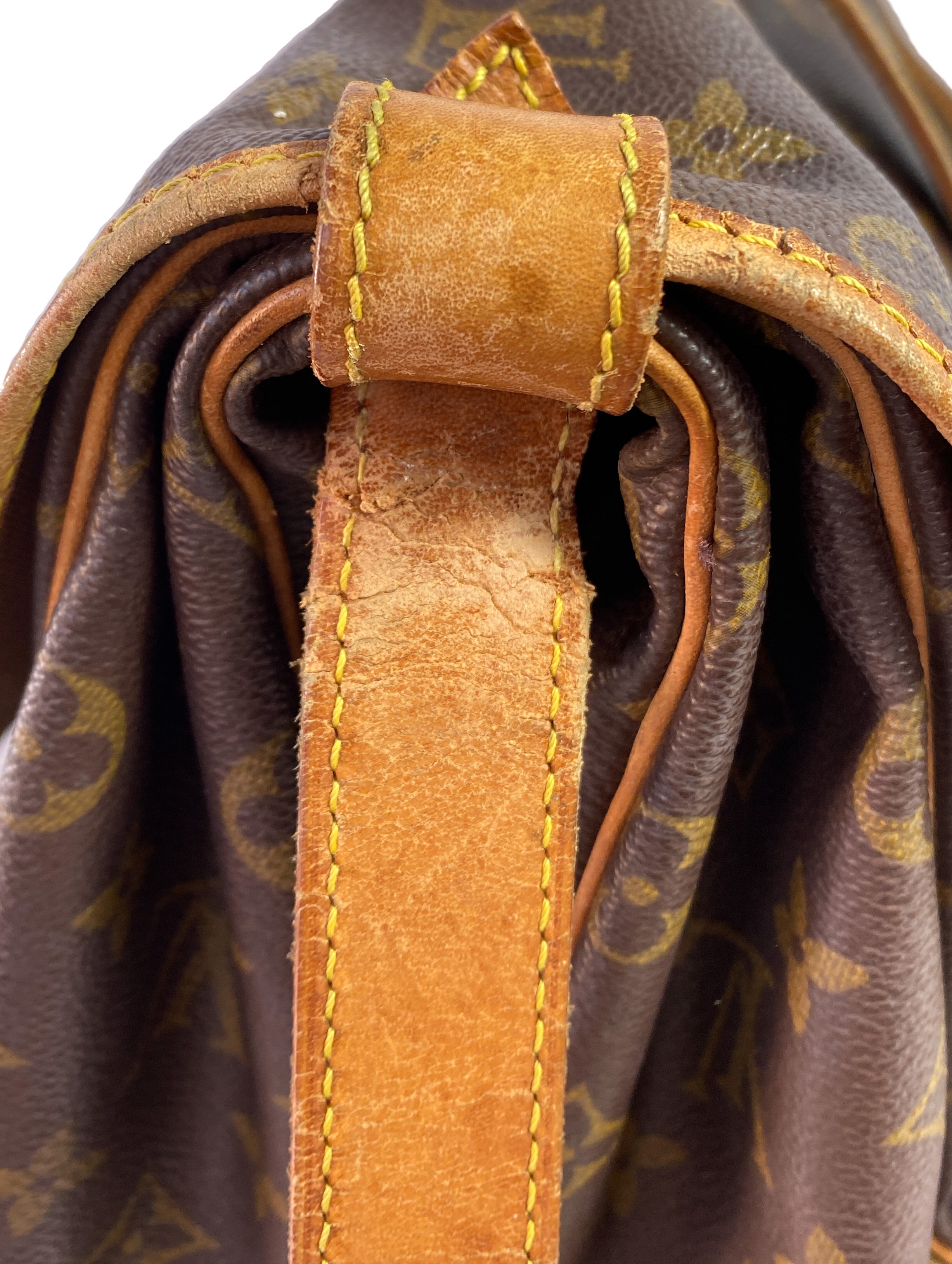 Louis Vuitton vintage Saumur monogram 35