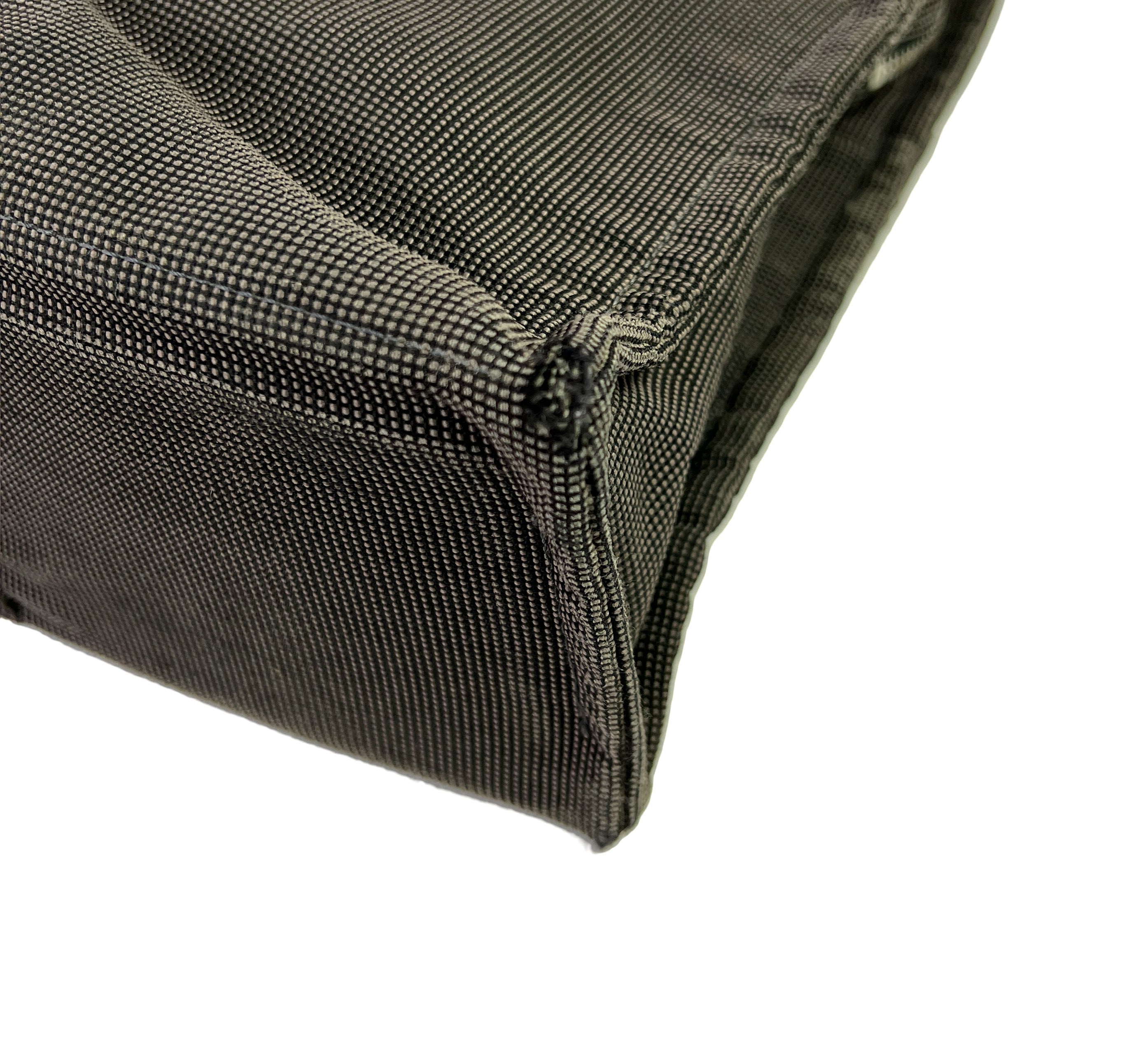 Hermes her line MM gray canvas tote