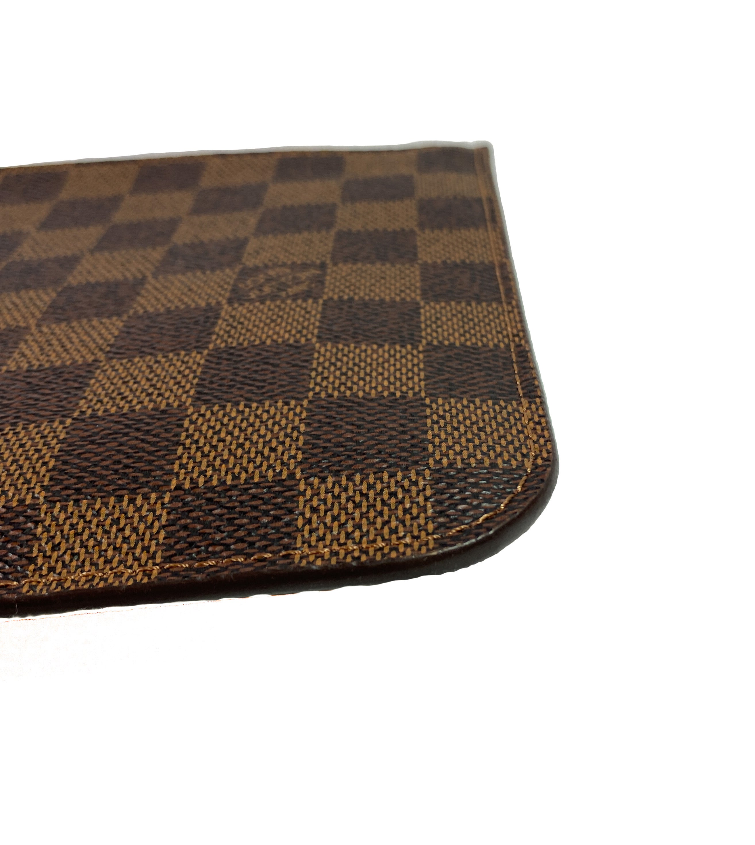 Louis Vuitton damier ebene neverfull pouch