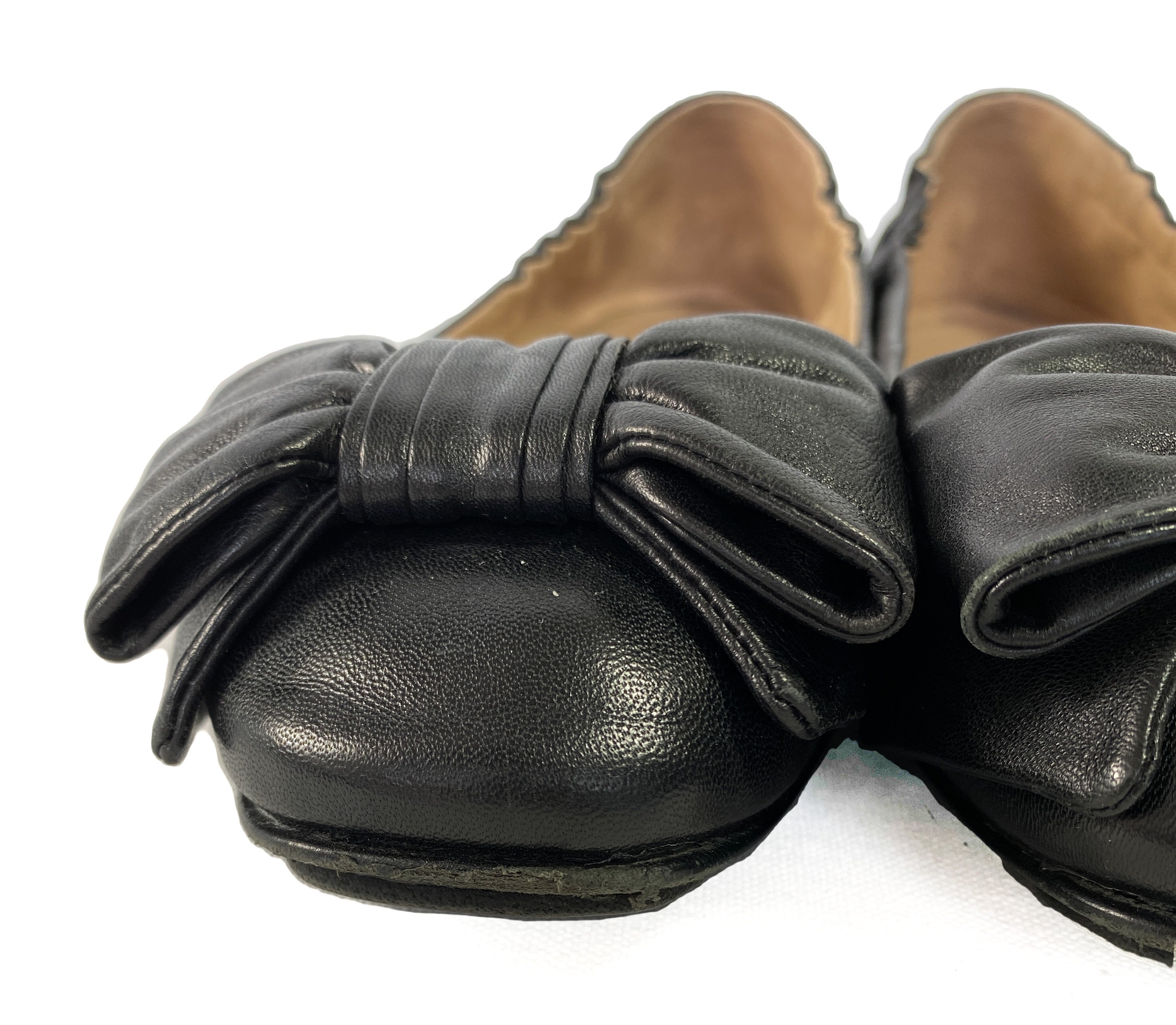 Tory Burch divine bow driver flat size 8