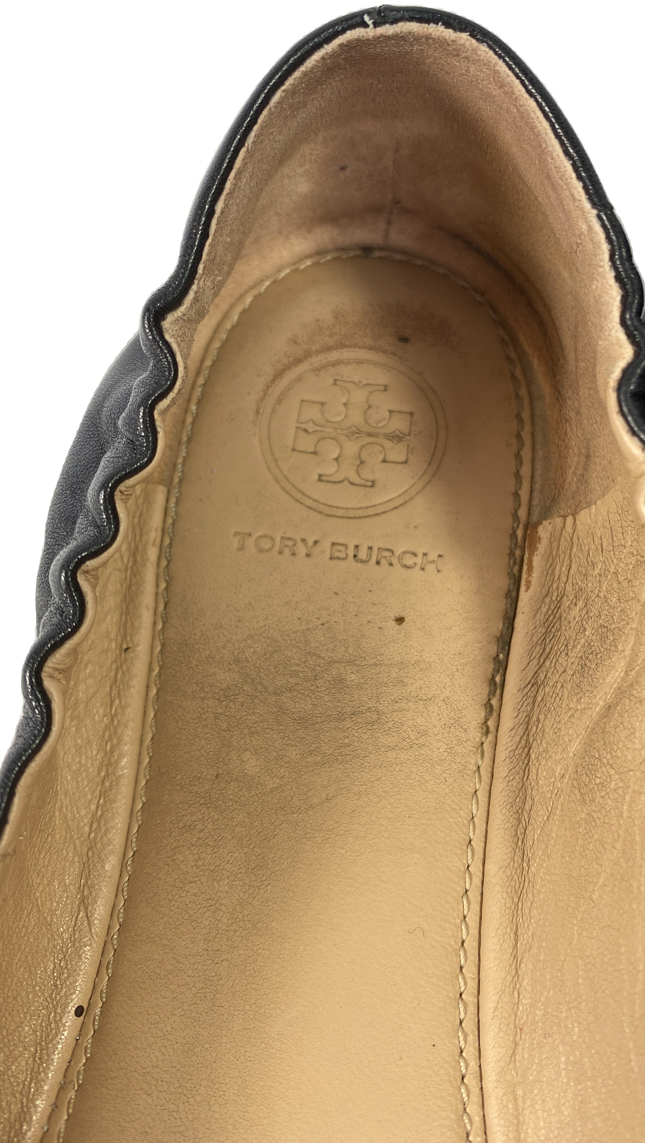 Tory Burch divine bow driver flat size 8