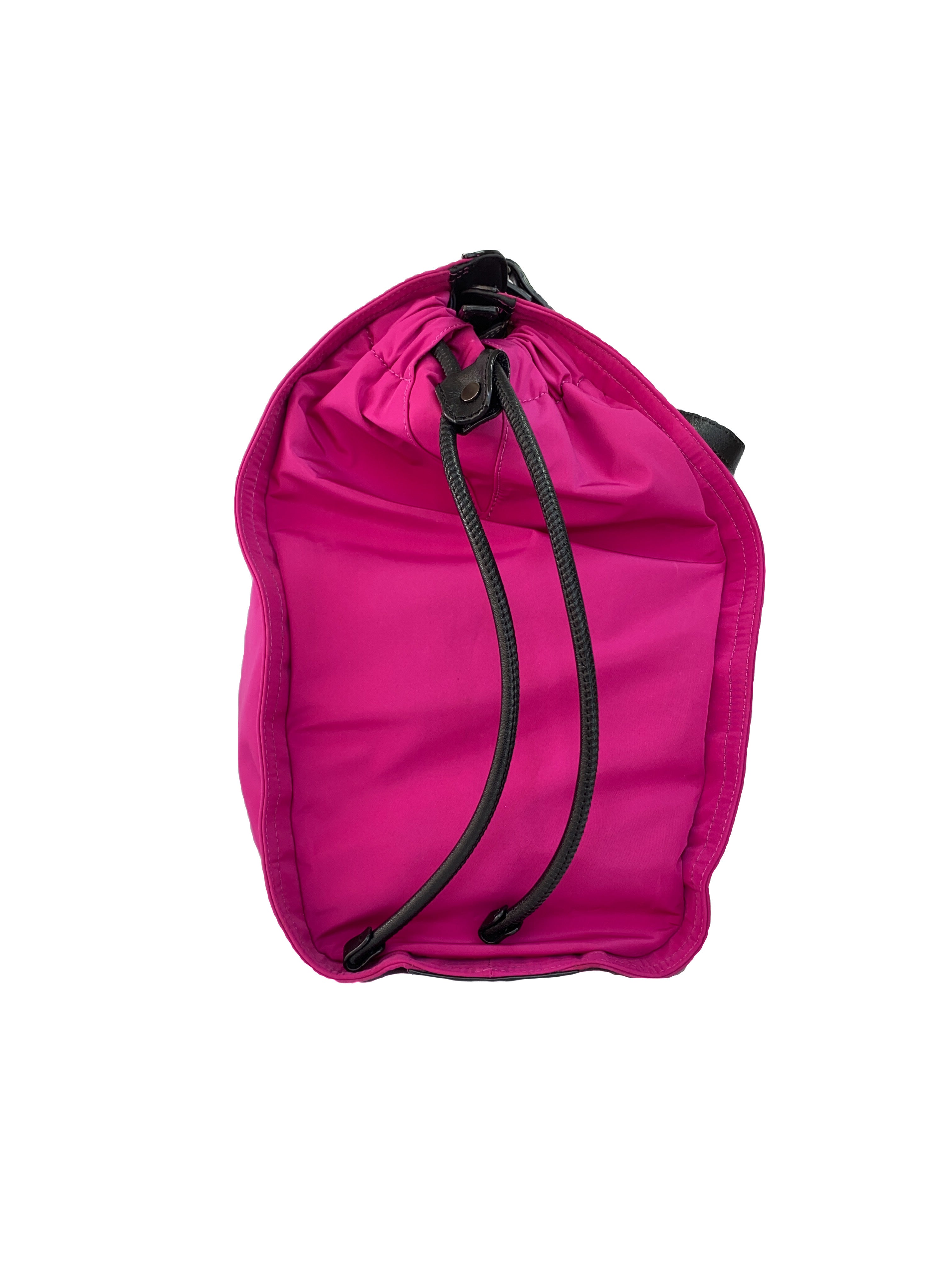 Burberry bright purple nylon tote