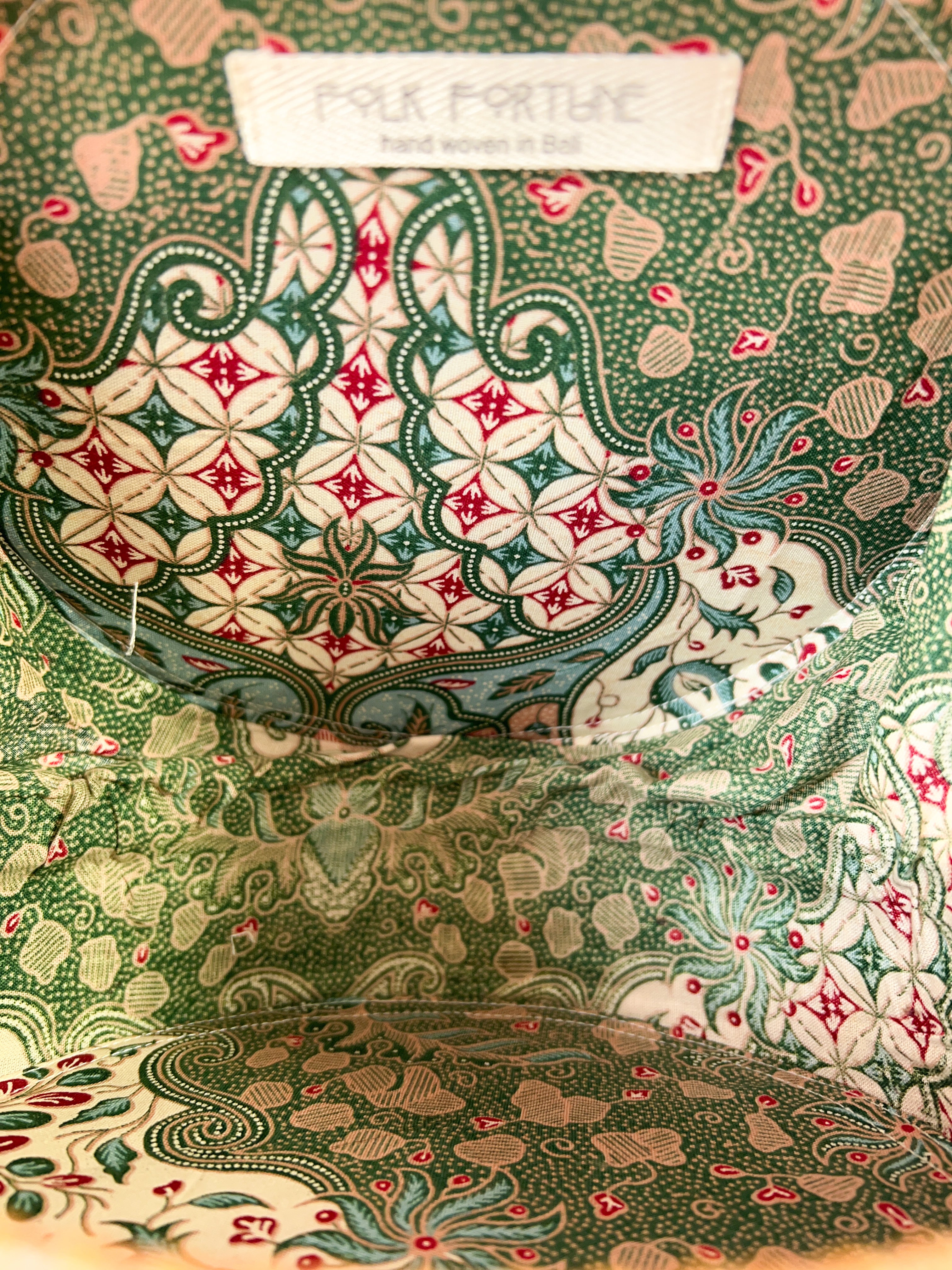 Folk Fortune wicker bag NWT