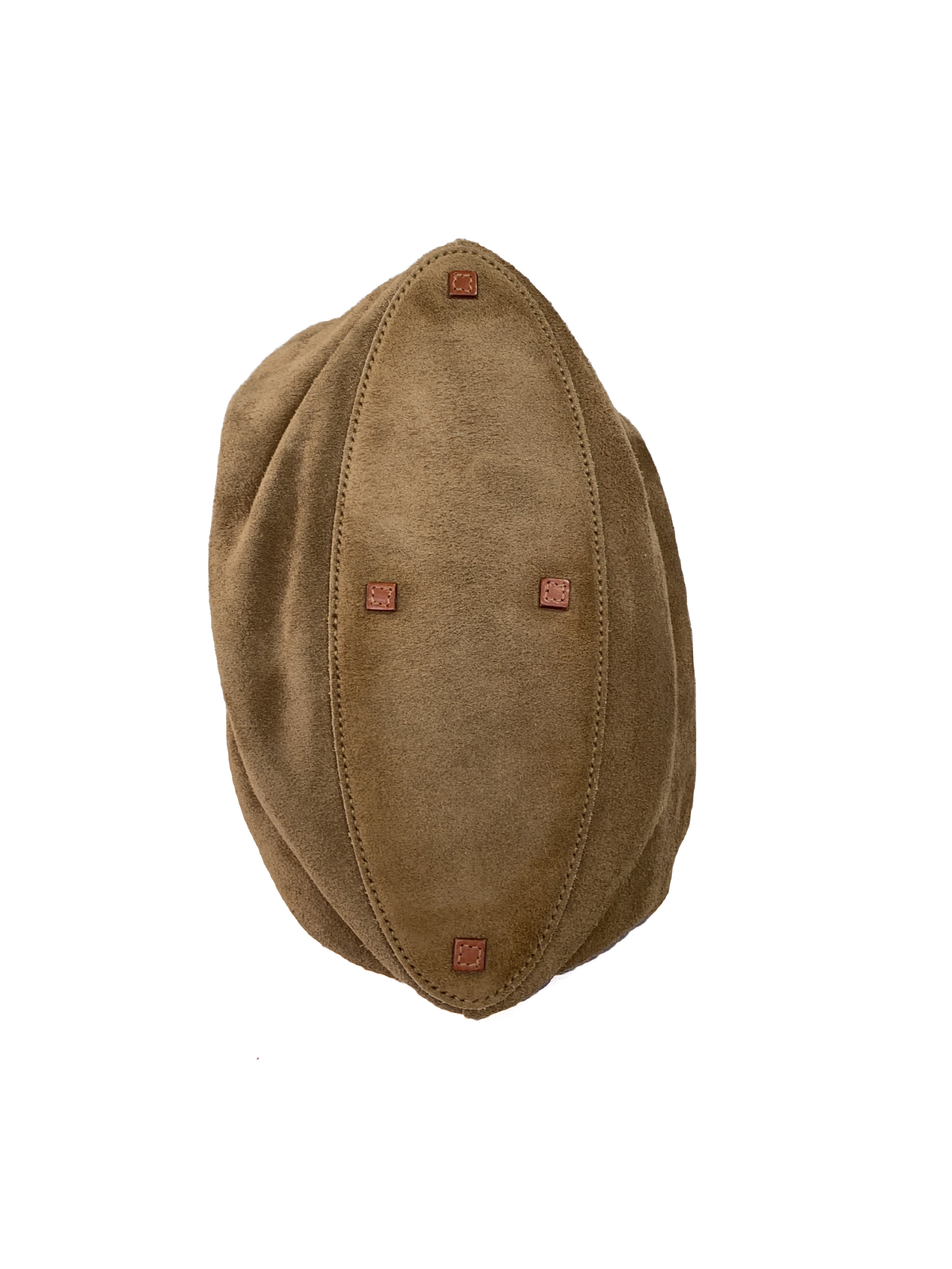 Gucci vintage suede leather drawstring bag