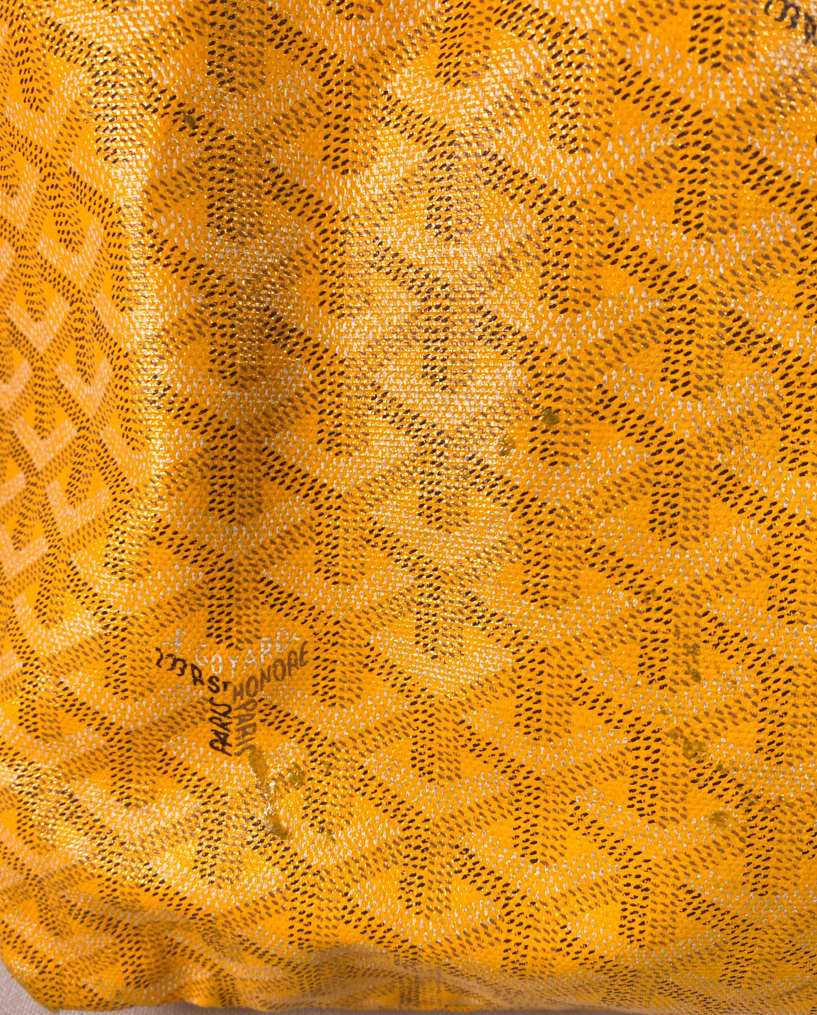 Goyard yellow Saint Louis GM tote