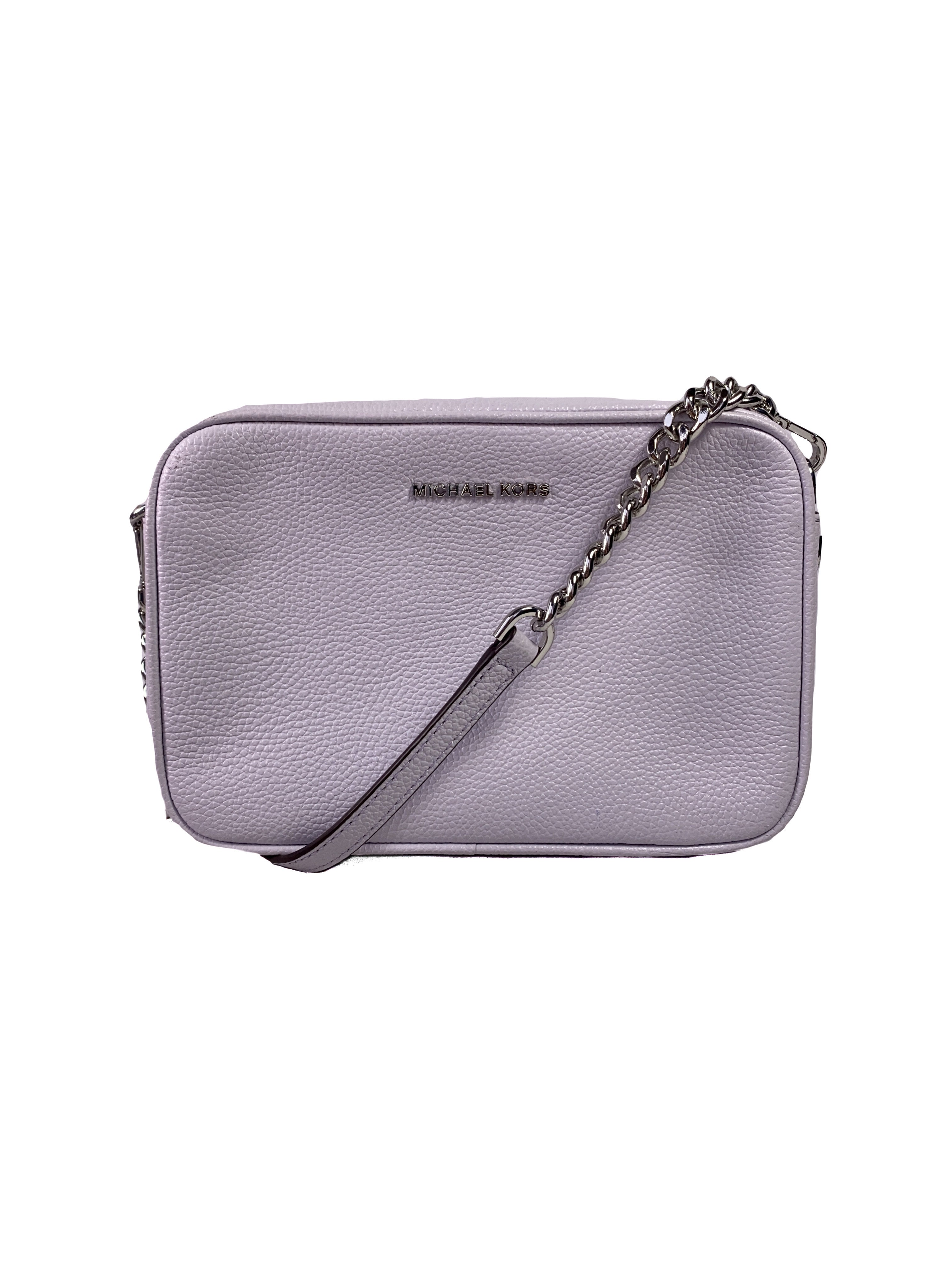 Michael Kors lavender mist leather crossbody NWT