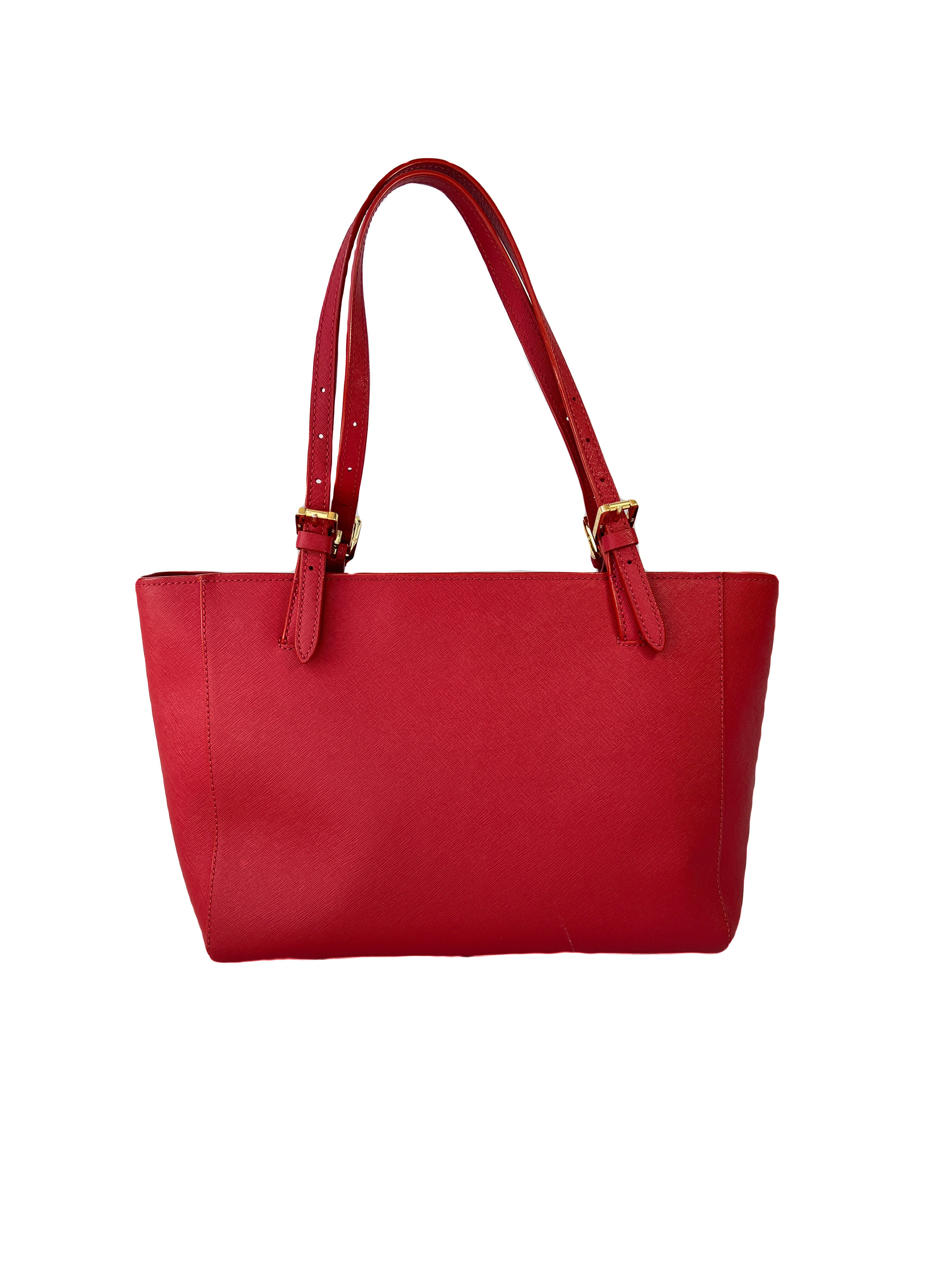 Tory Burch red leather tote