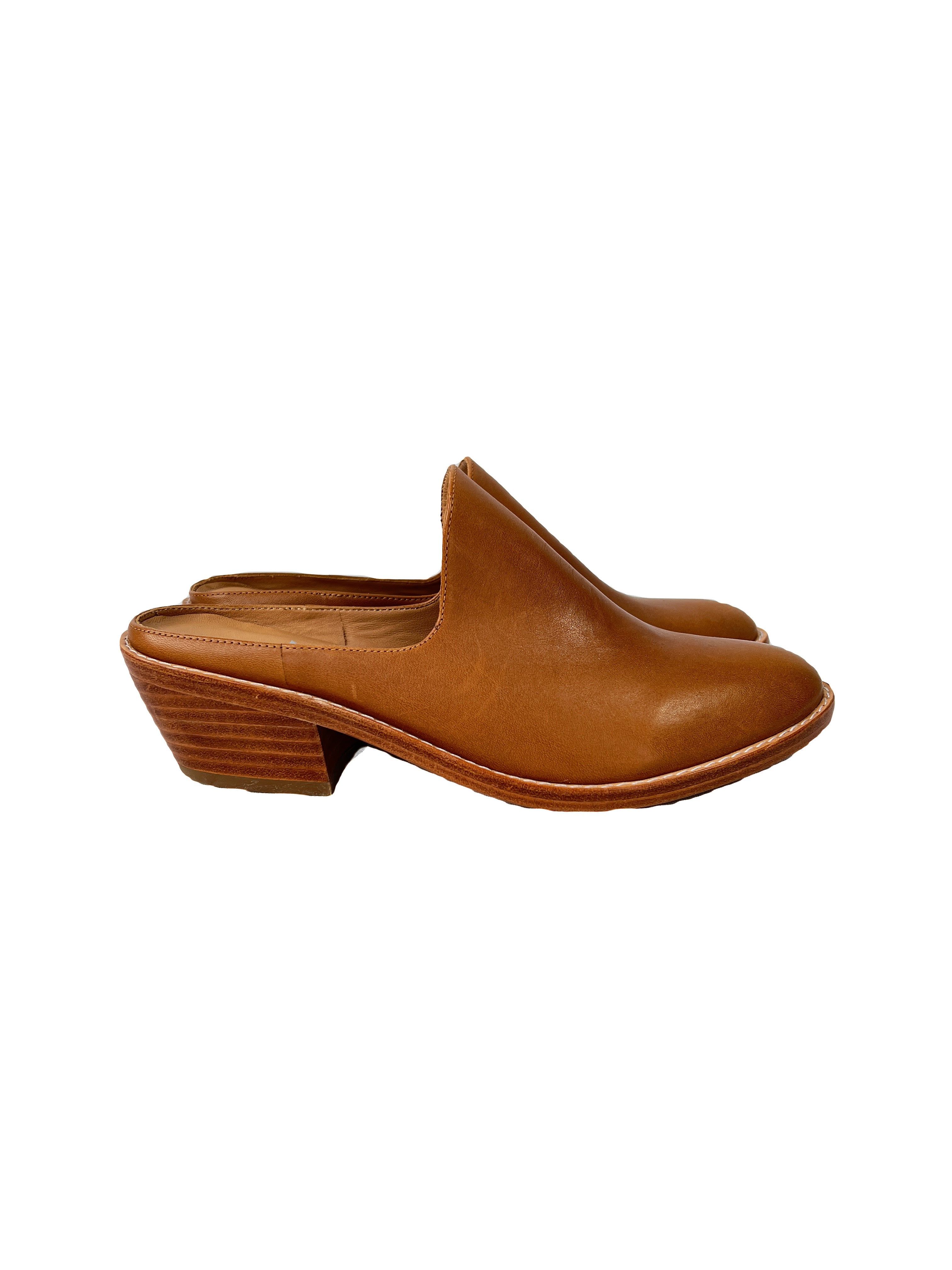 Fortress of Inca Michelle brown mules size 38 NEW