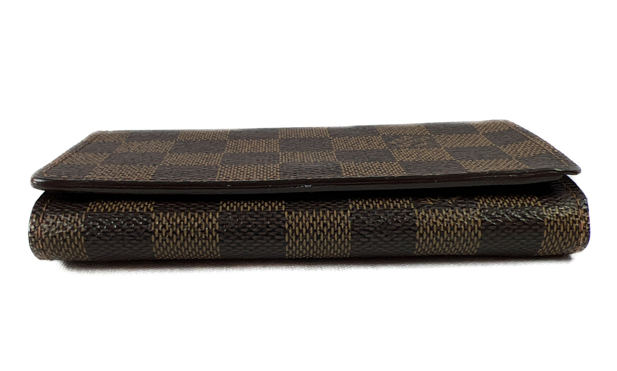 Louis Vuitton damier ebene small canvas wallet – My Girlfriend's Wardrobe  LLC