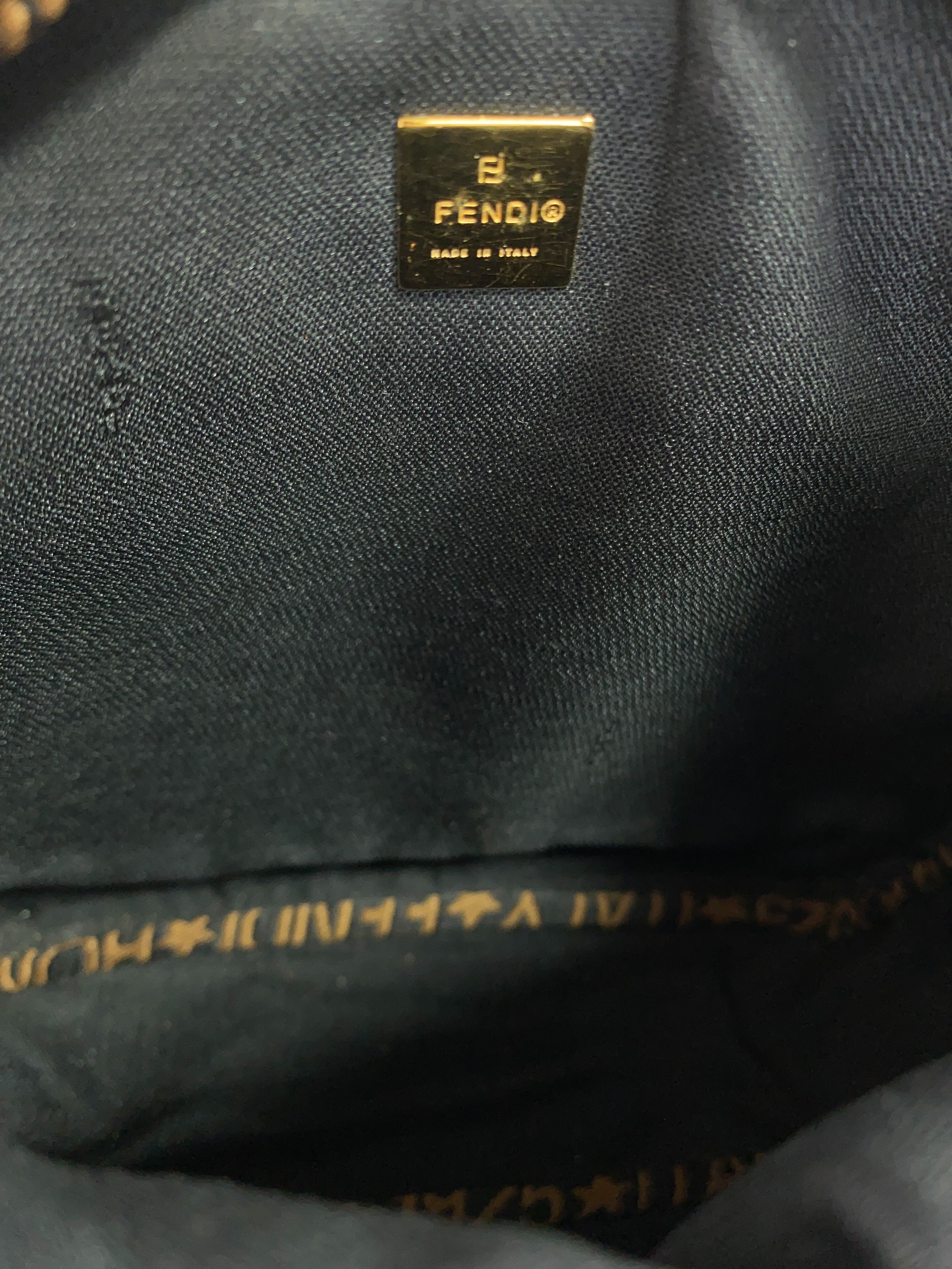 Fendi vintage striped crossbody