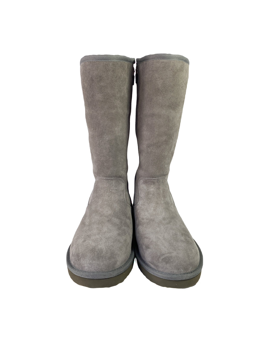Boots Size Ugg Boots Tall Grey UGG Bailey Bow Tall Boots Gray