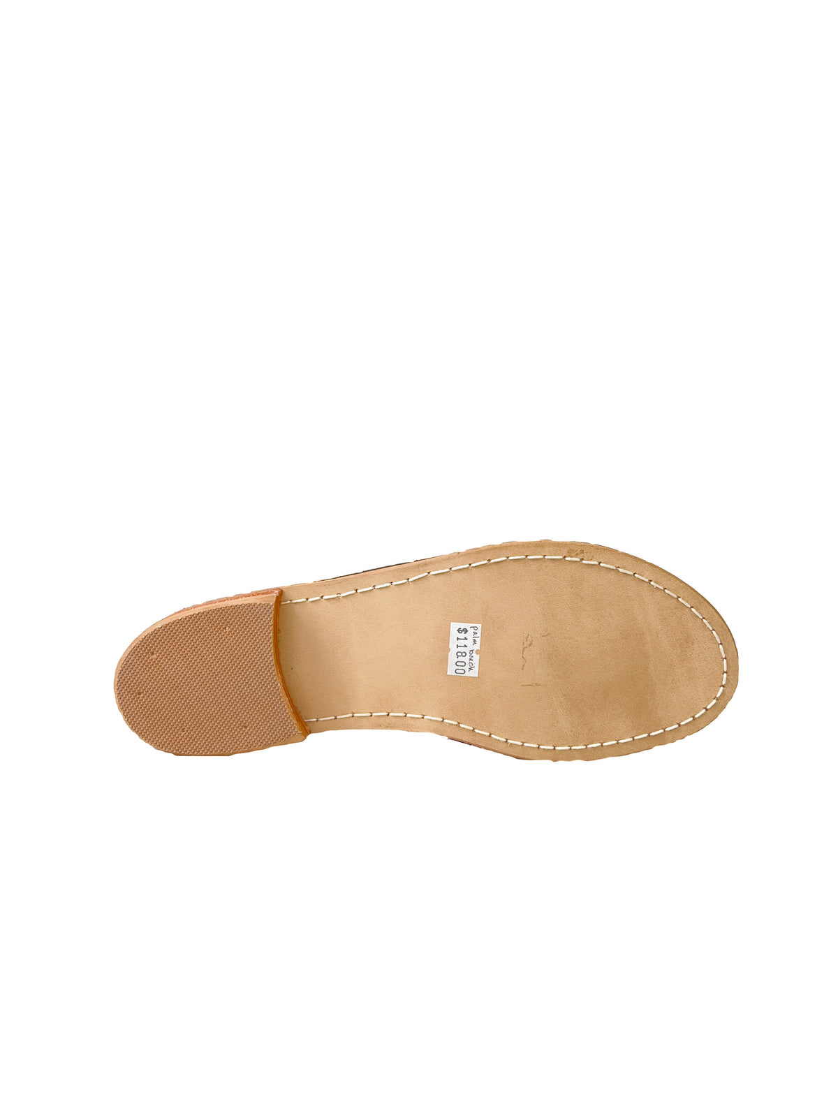Jack Rogers black leather flip flops size 6 NEW