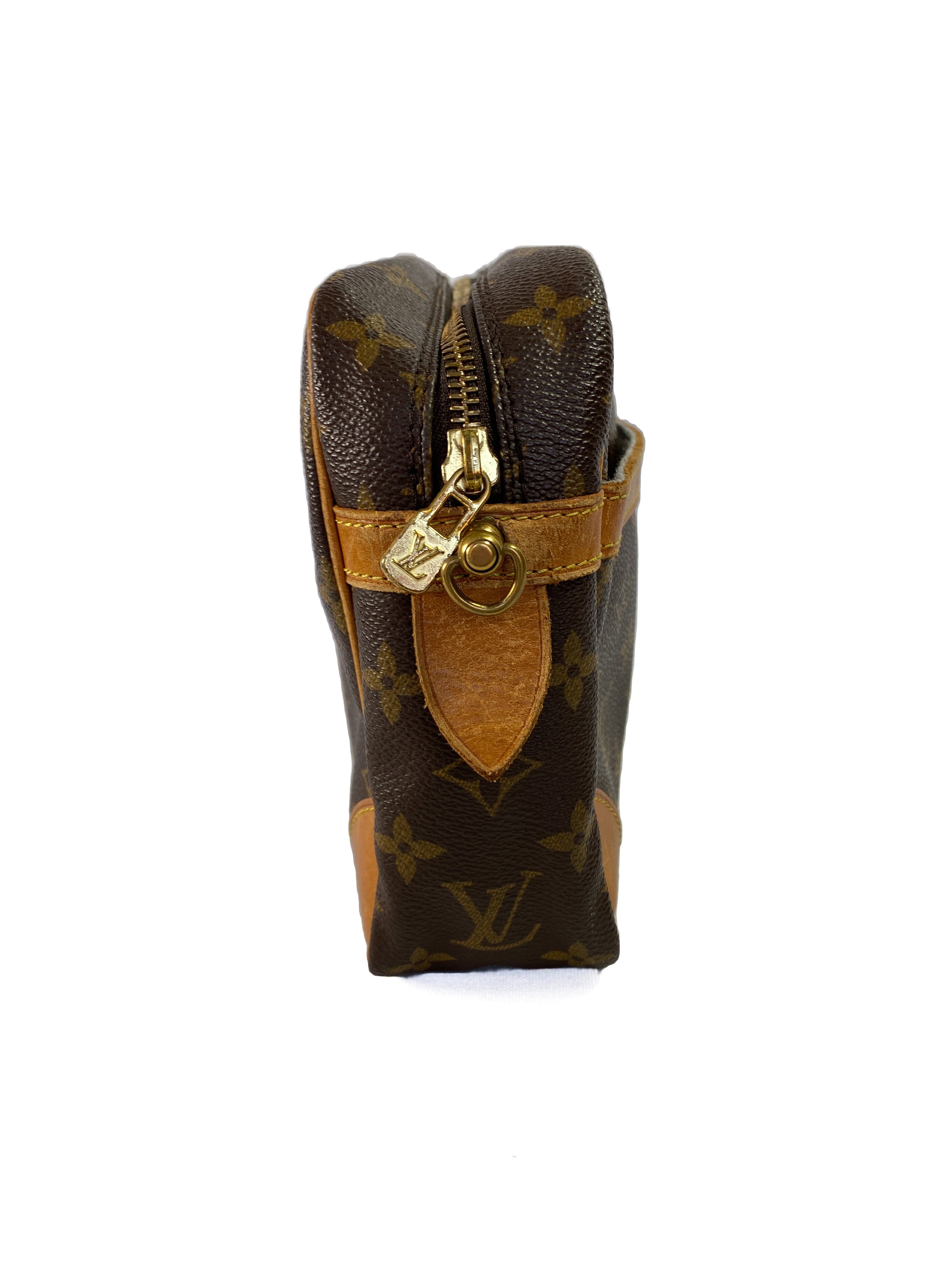 Louis Vuitton 1992 vintage customized Compiegne 28 with vintage LV strap