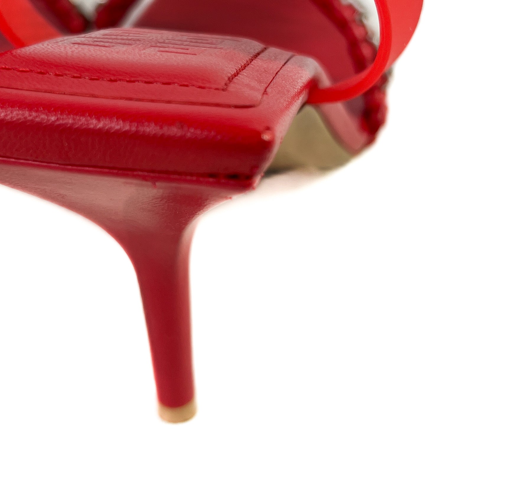 Givenchy red slingback sandals size 39