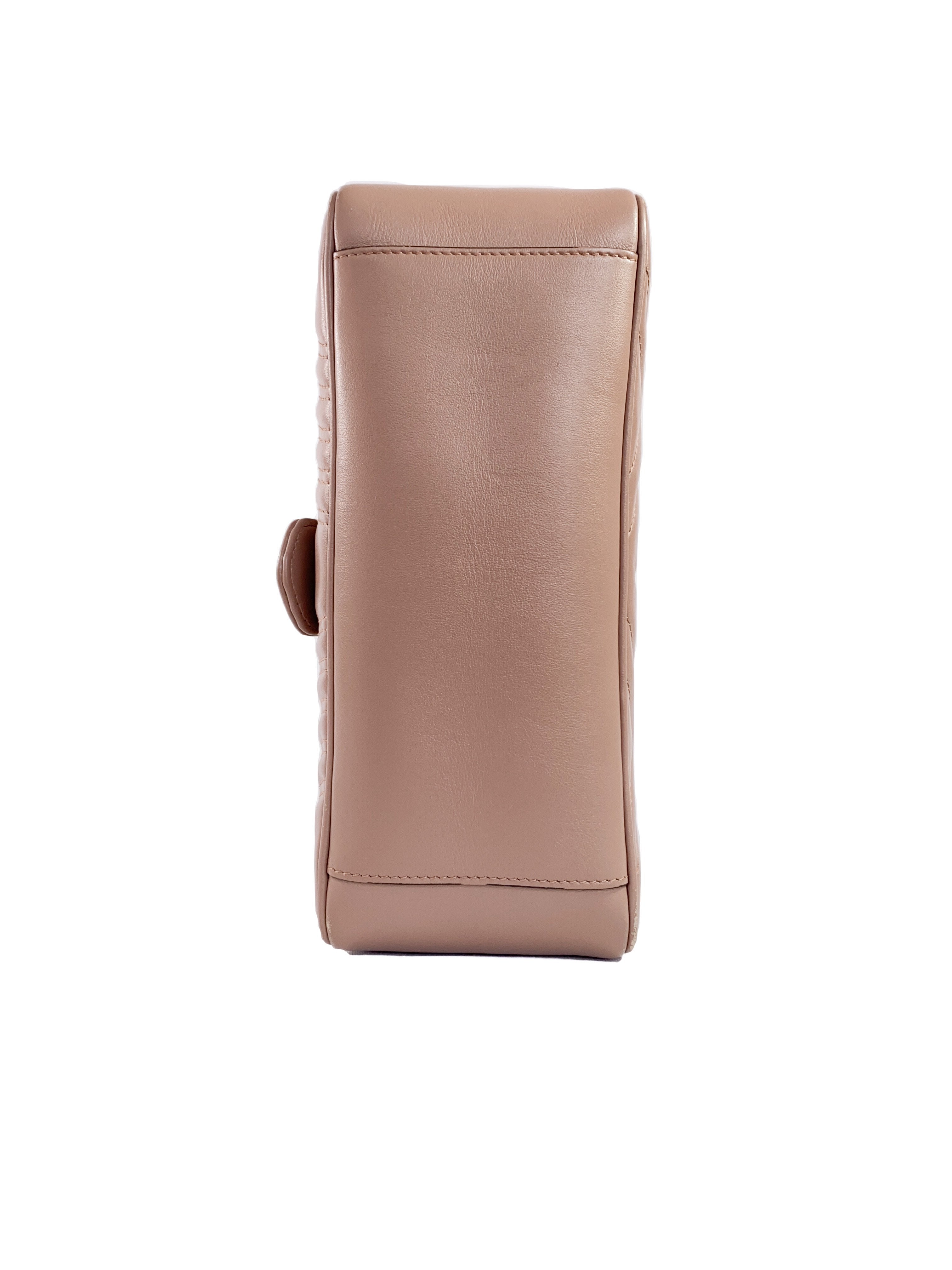 Gucci GG Marmont nudeish pink small top handle bag