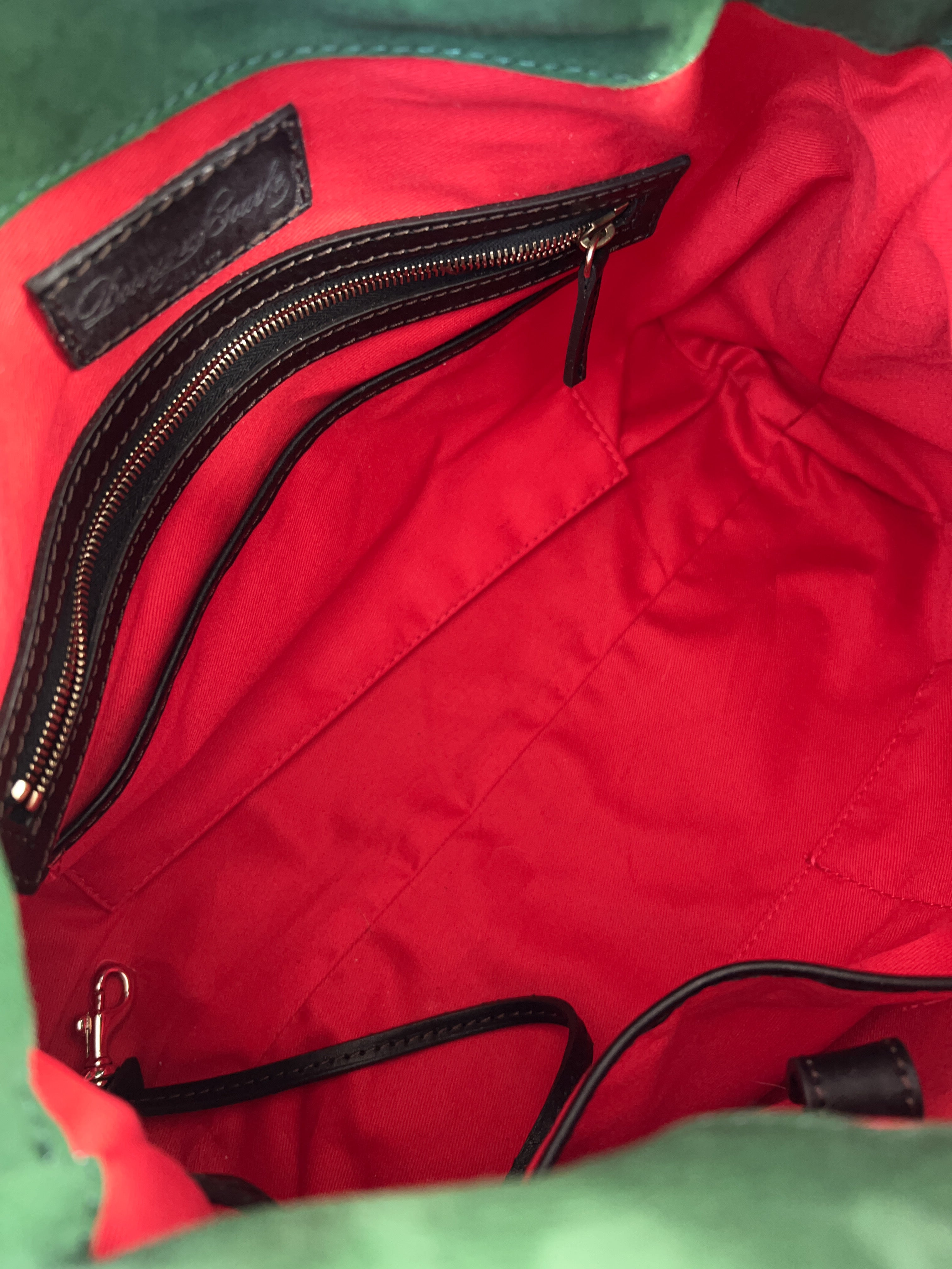 Dooney & Bourke black leather small Florentine satchel