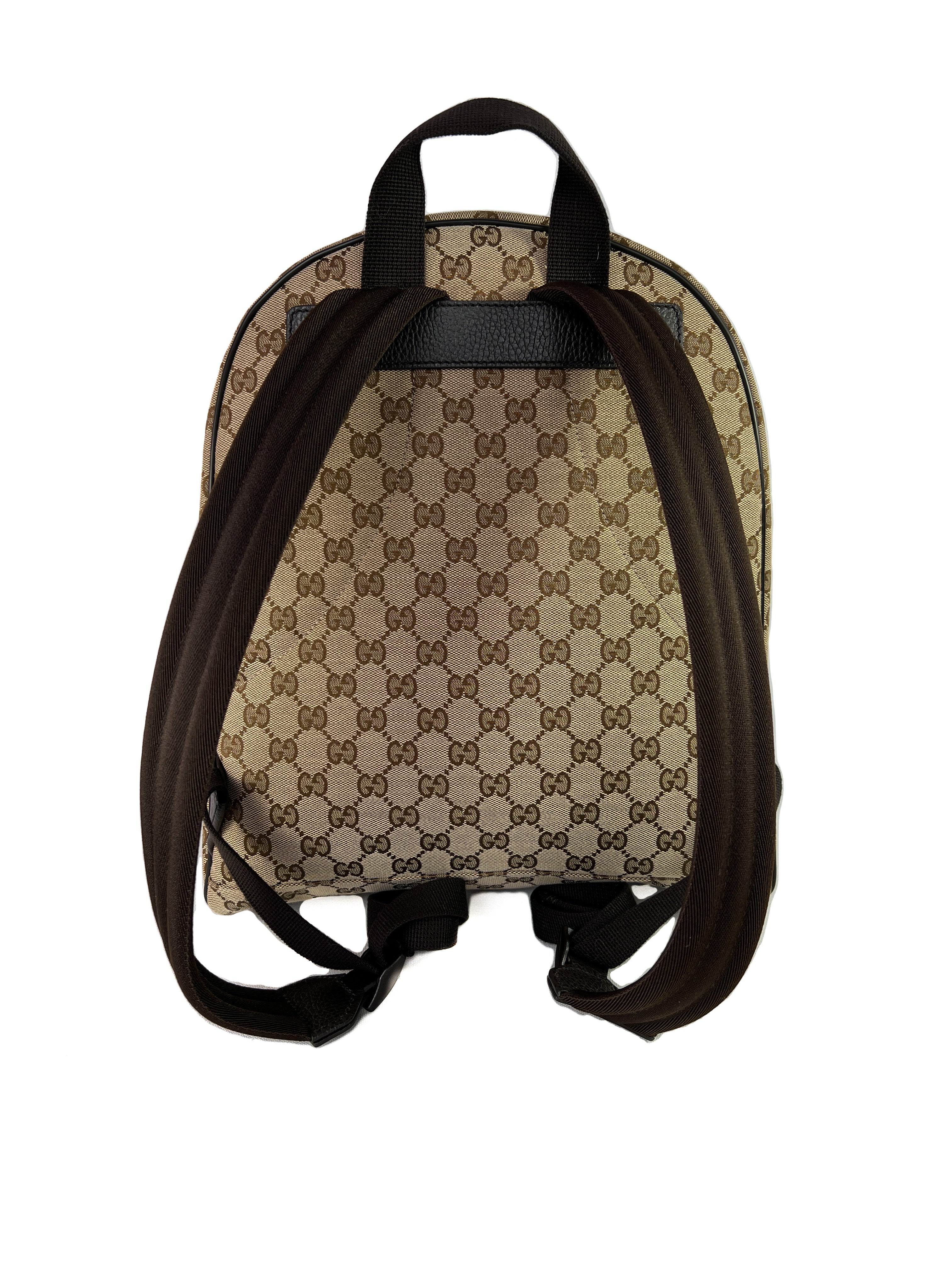 Gucci brown guccissima canvas backpack