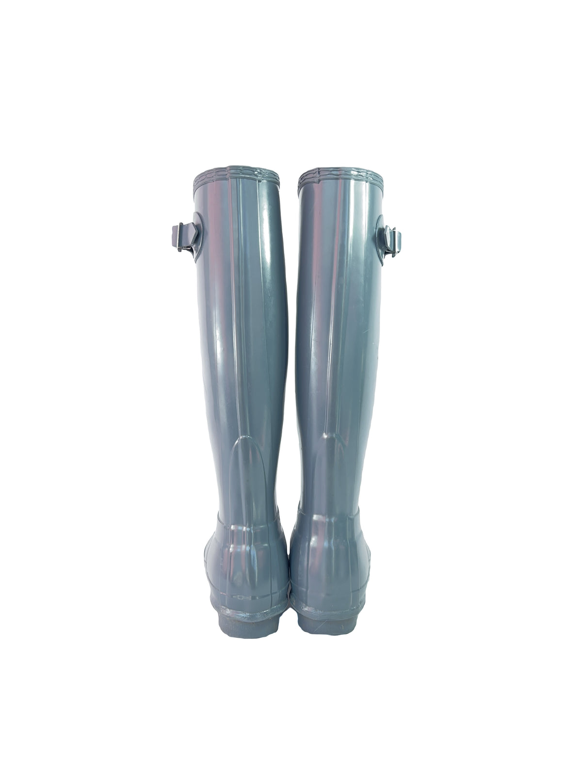 Hunter blue tall classic rain boots size 6
