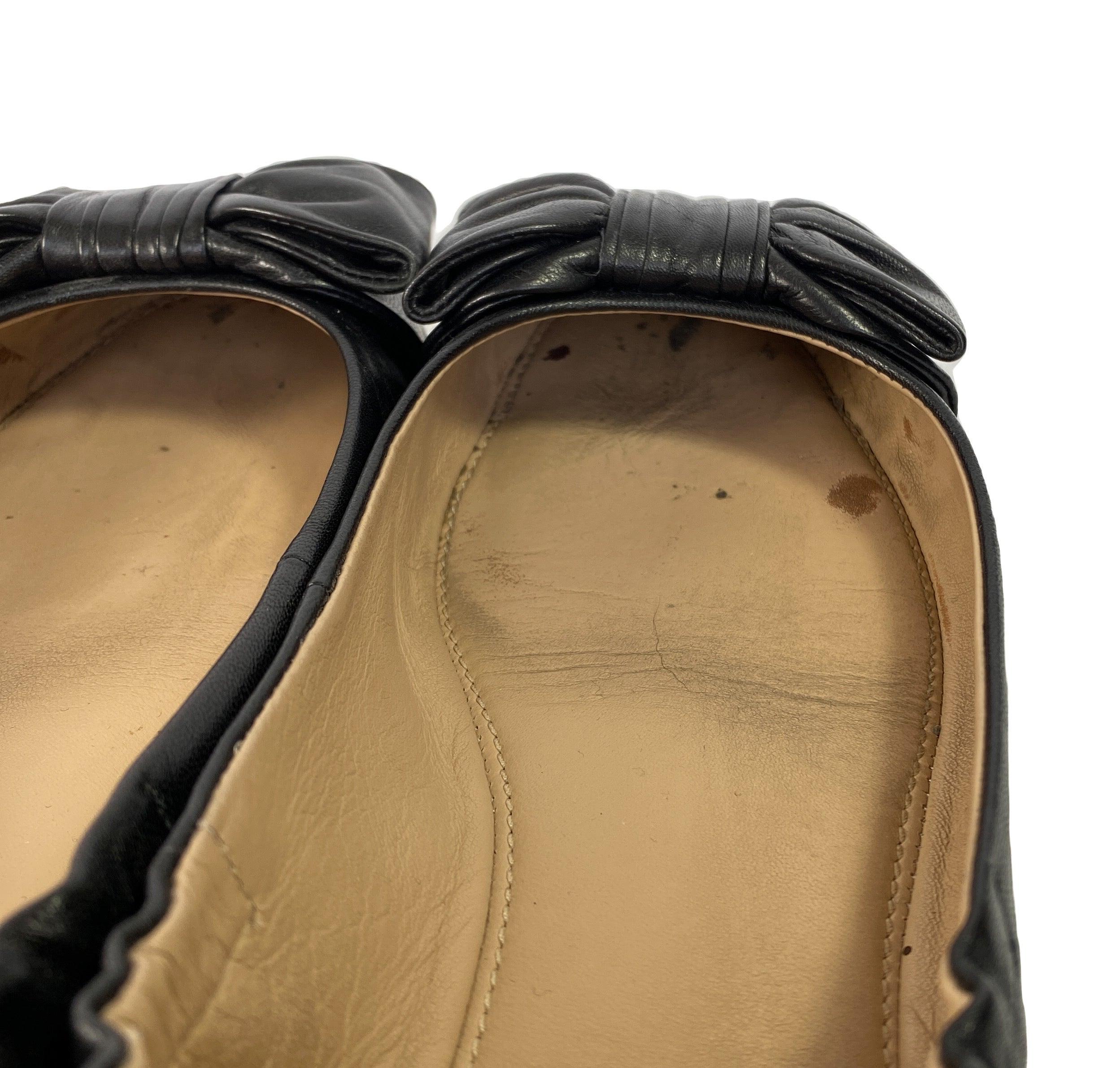 Tory Burch divine bow driver flat size 8