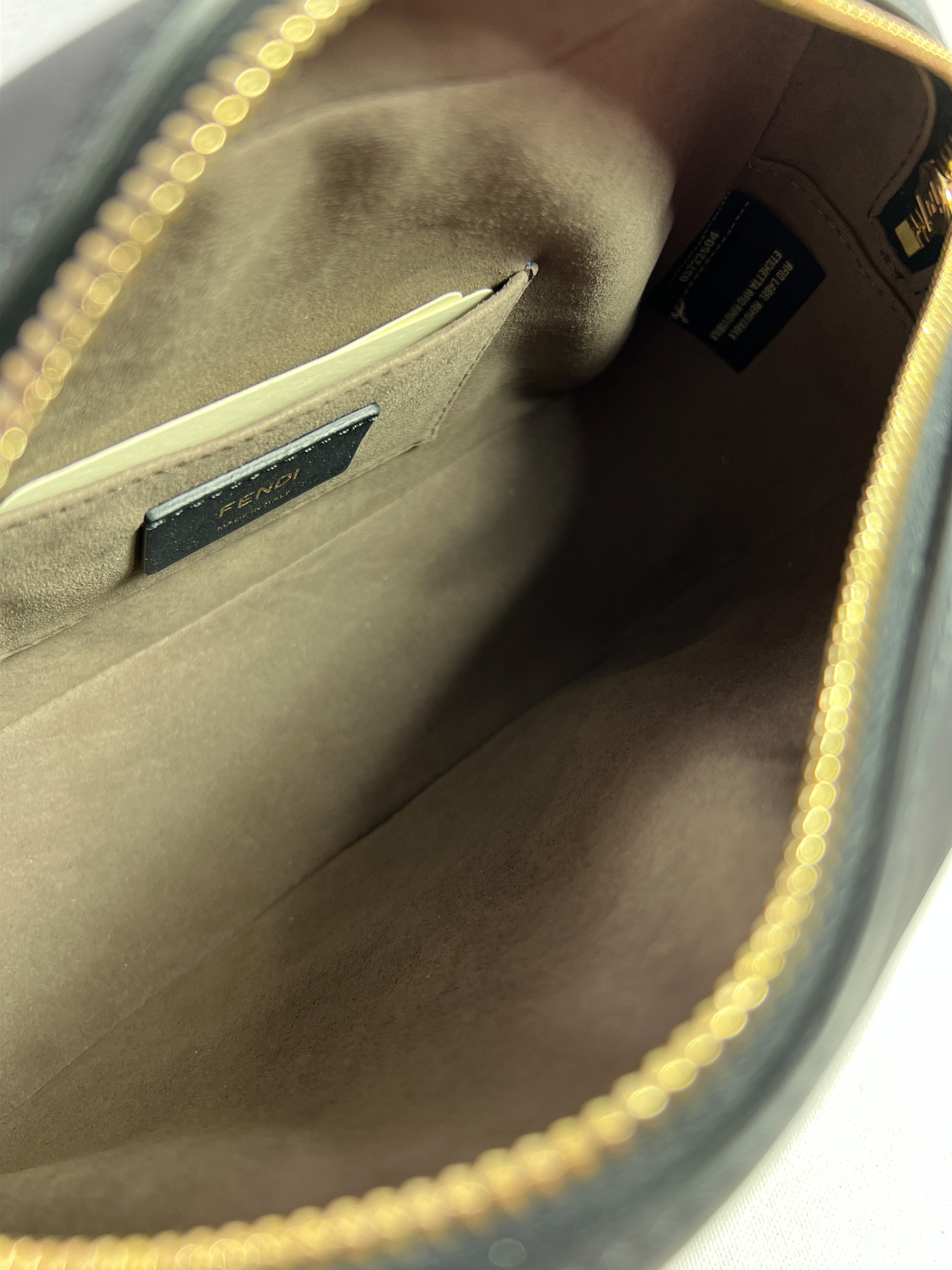 Fendi Vitello Century F is Fendi Camera Case Black