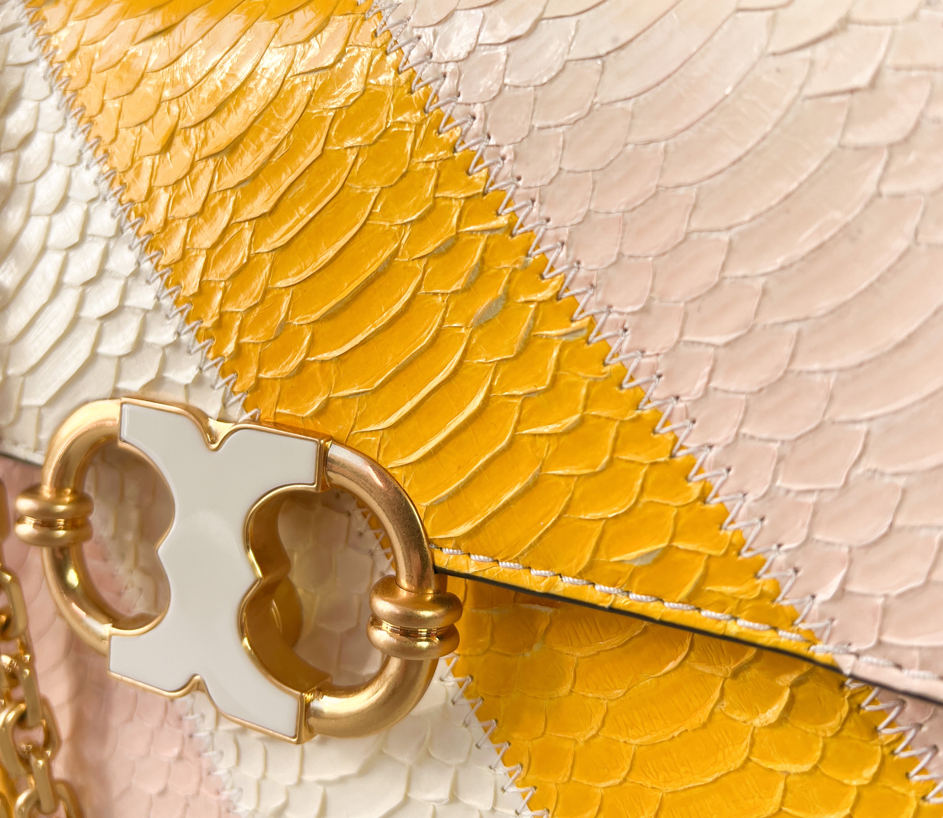 Tory Burch gemini link chain snake shoulder bag