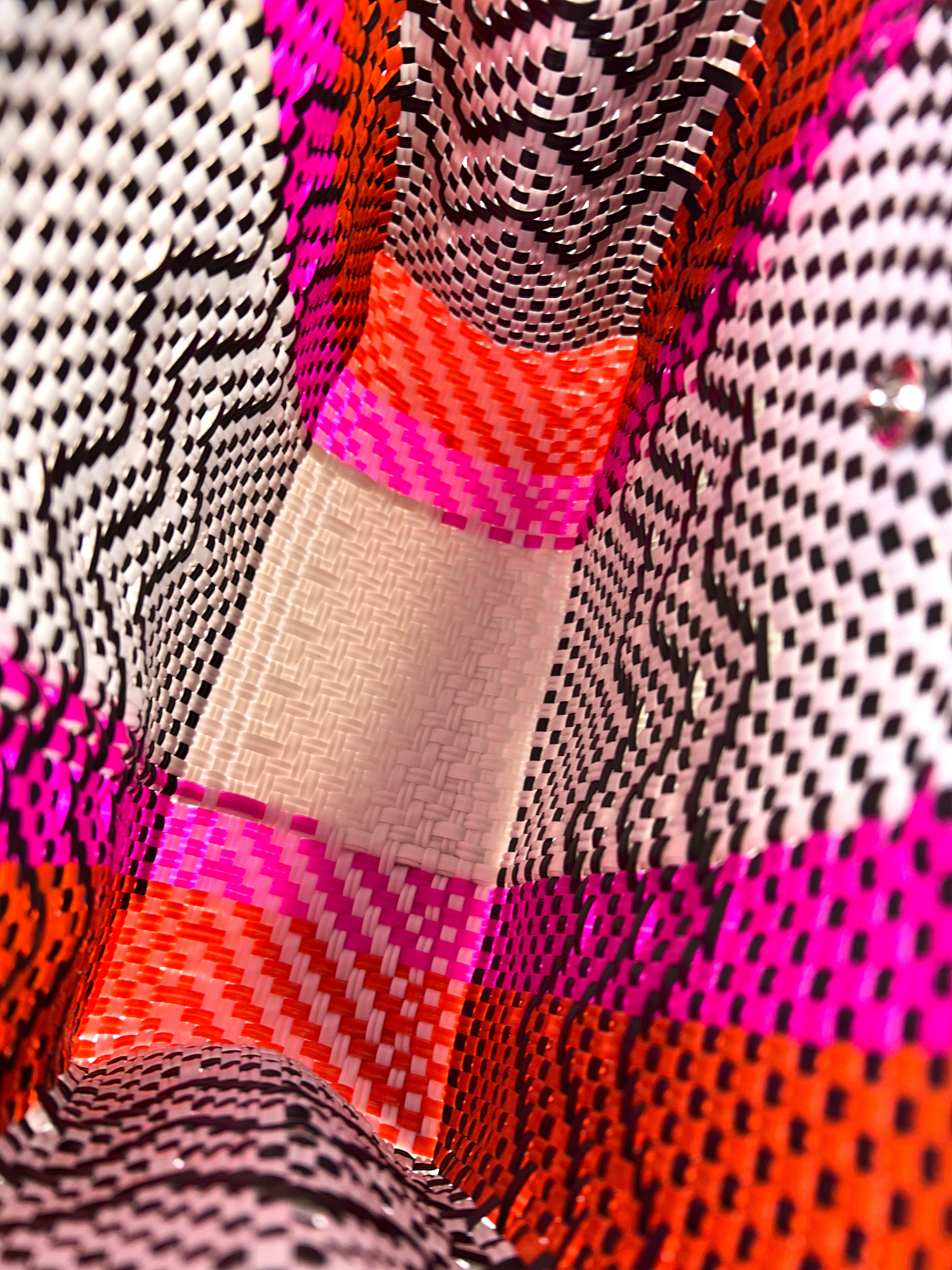 Missoni hard plastic woven tote NWT retail $450