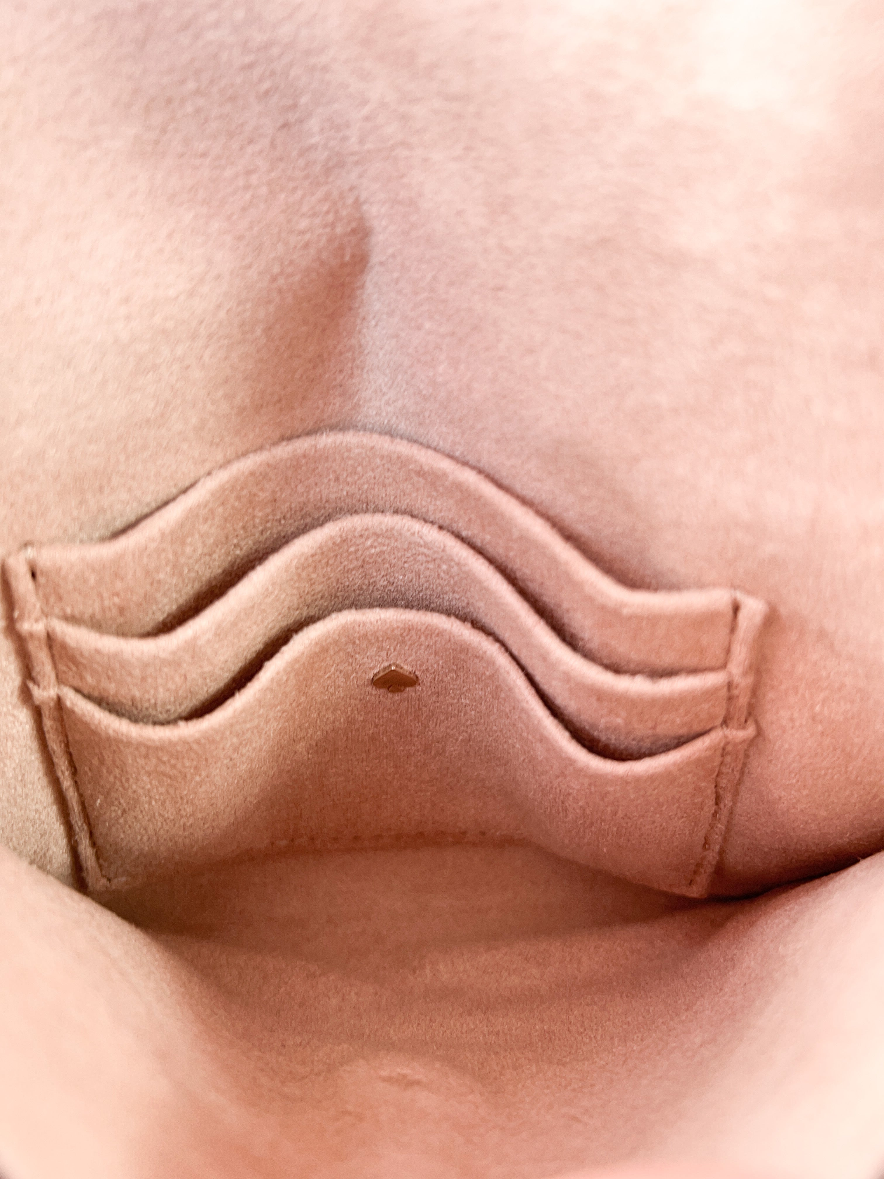 Kate Spade purple glitter make it mine pouch NWT