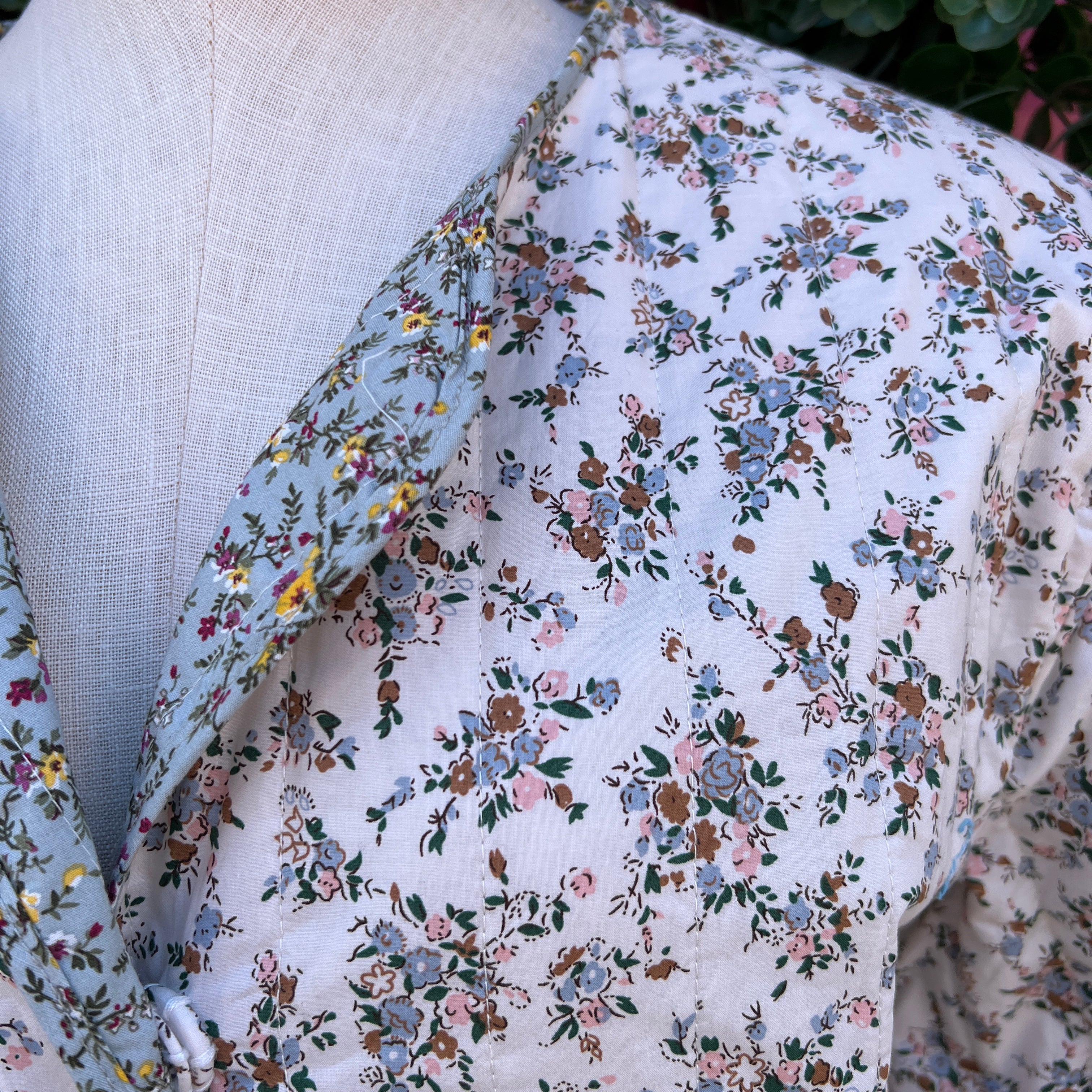 English Factory multi color floral lightweight jacket size M