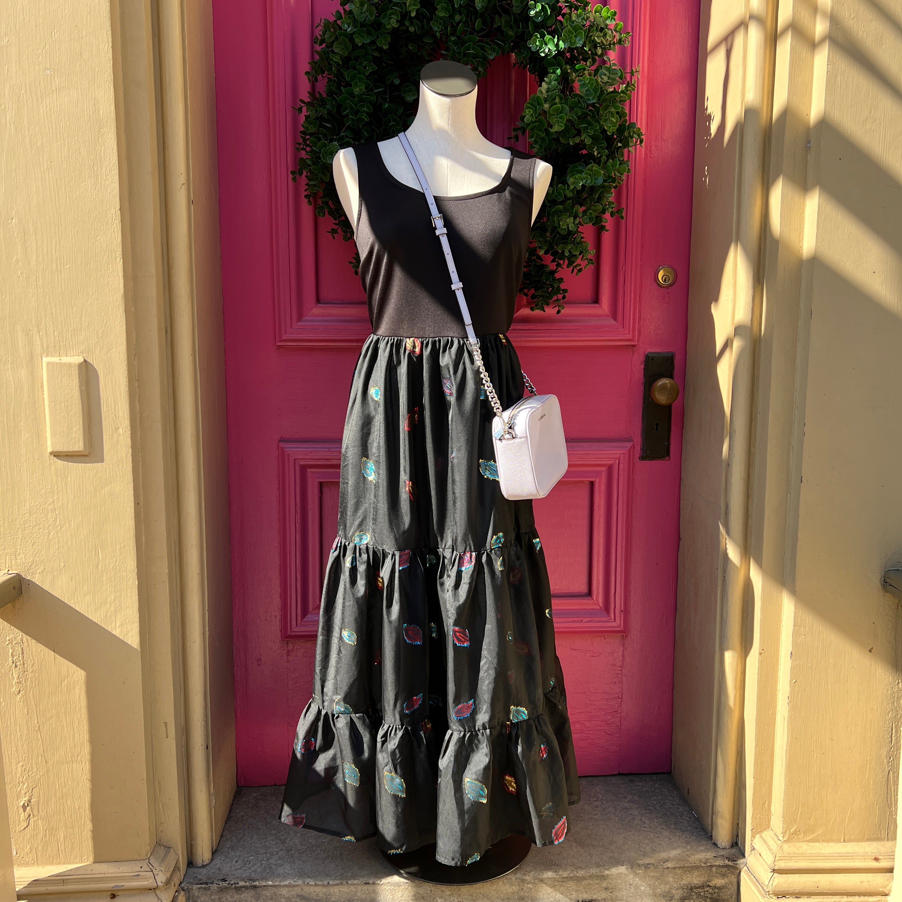 Torrid black tank midi dress size 1X NWT