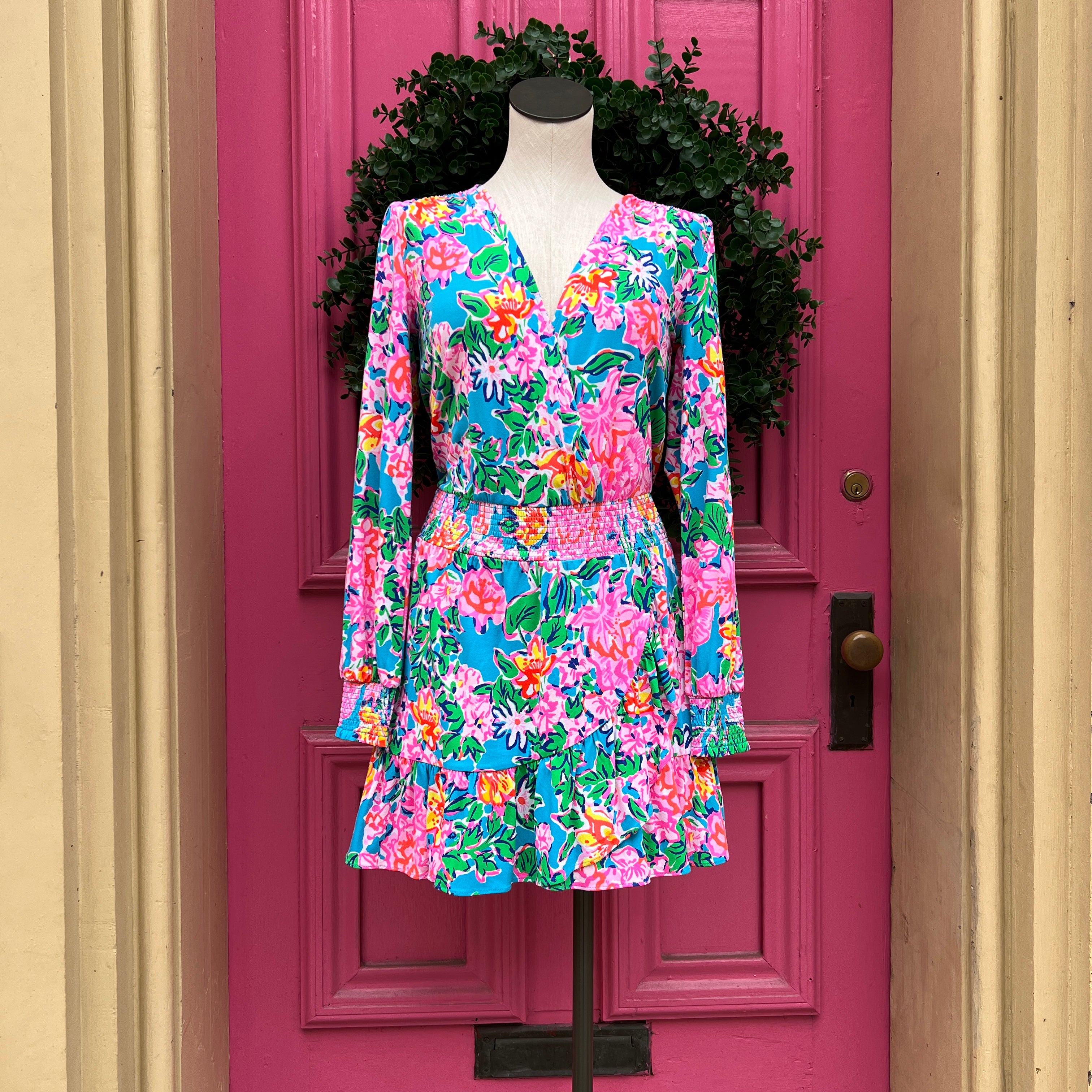 Lilly Pulitzer rose to the occasion Peggy romper dress NWT