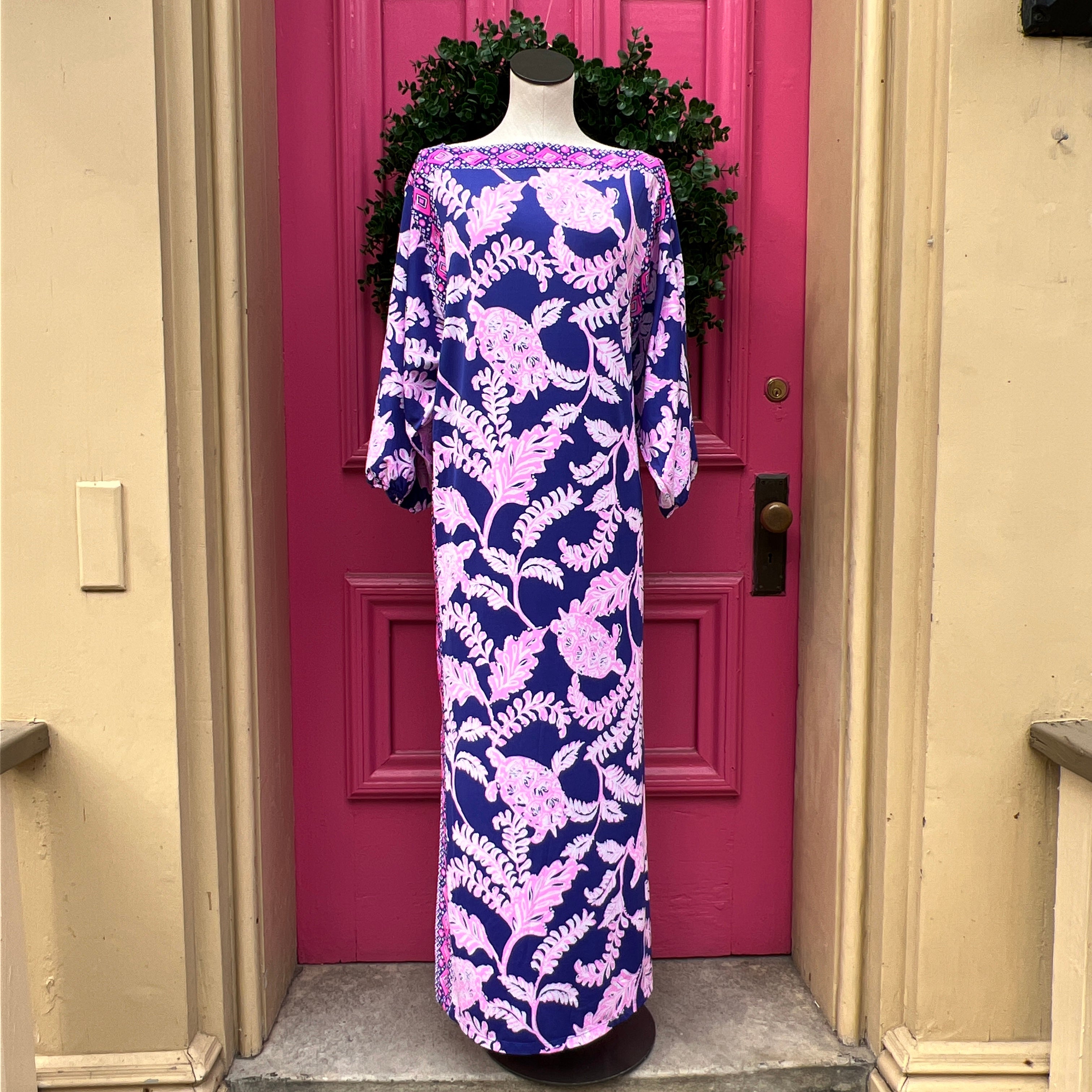 Lilly Pulitzer what the shell Silva maxi dress size 16 NWT
