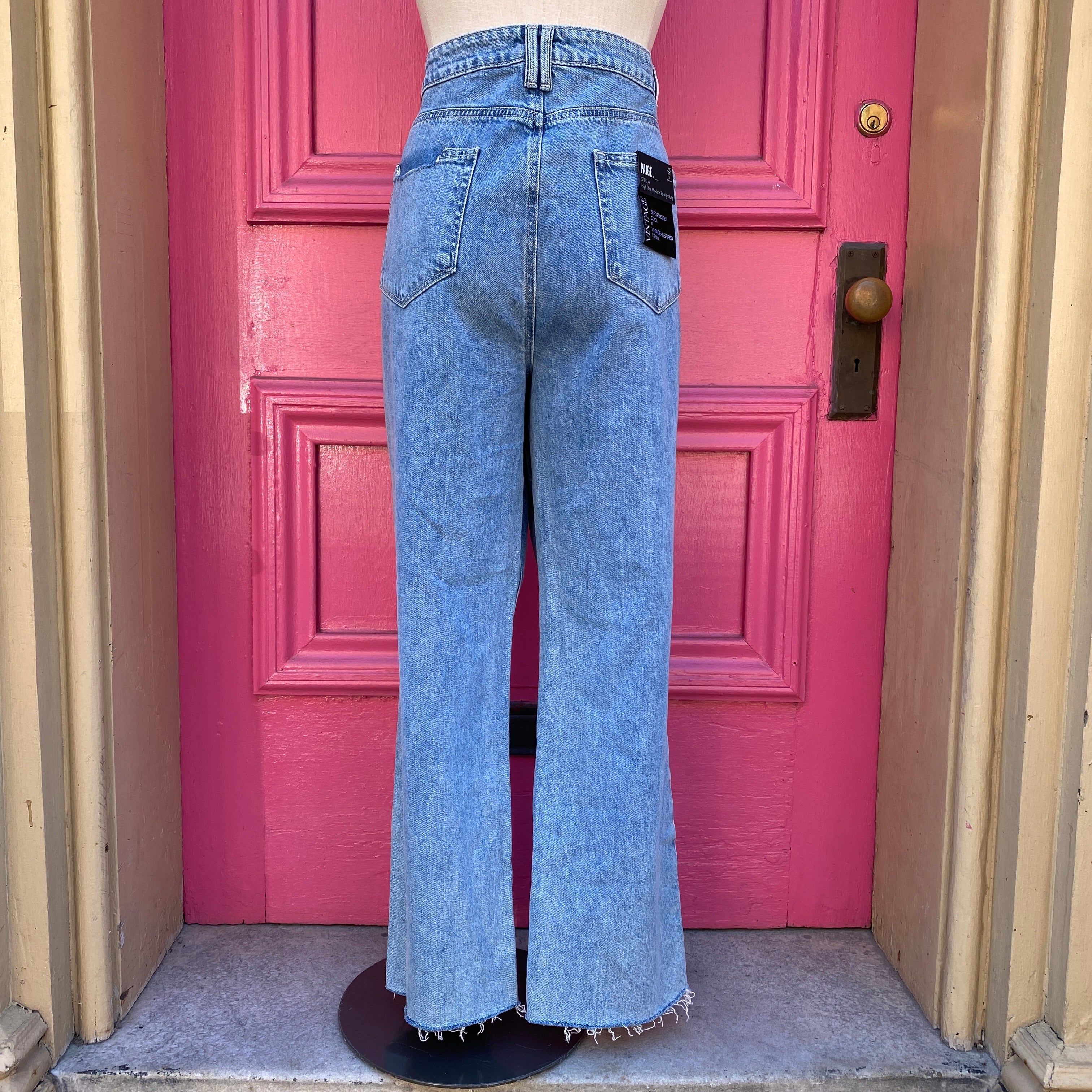 Paige gnarly deconstructed jeans size 18 New With Tags