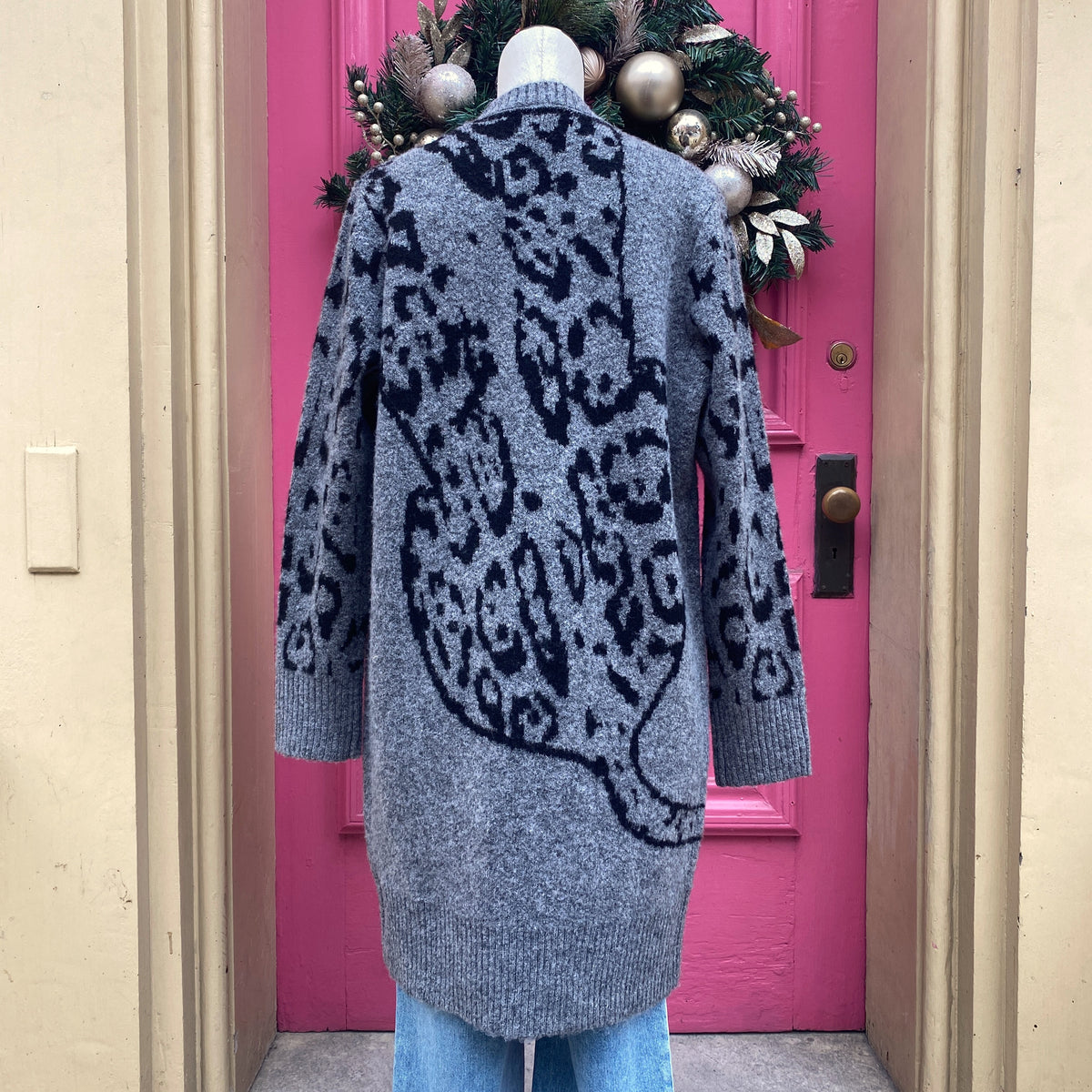 Anthropologie leopard clearance cardigan