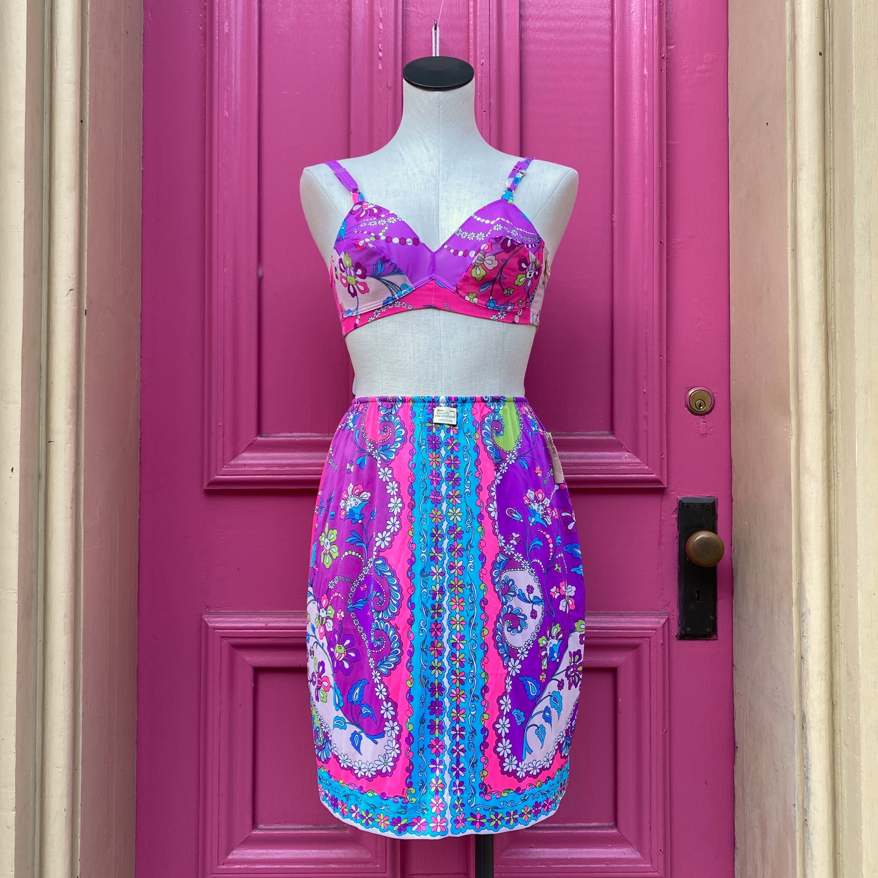 Emilio Pucci for Formfit Rogers vintage two piece set size 32C/Medium New With Tags - My Girlfriend's Wardrobe LLC