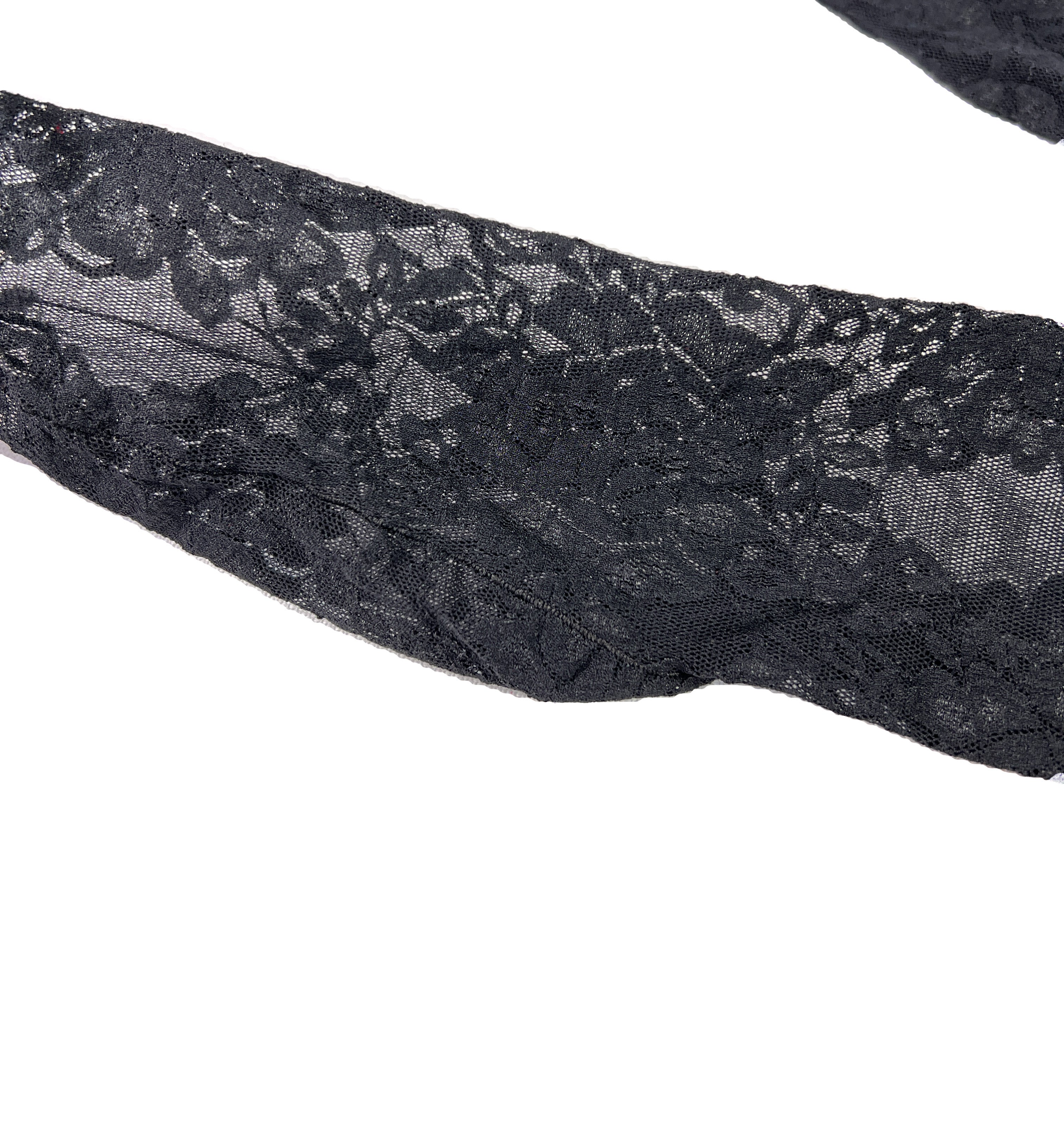 Gucci black lace tights size L nwt