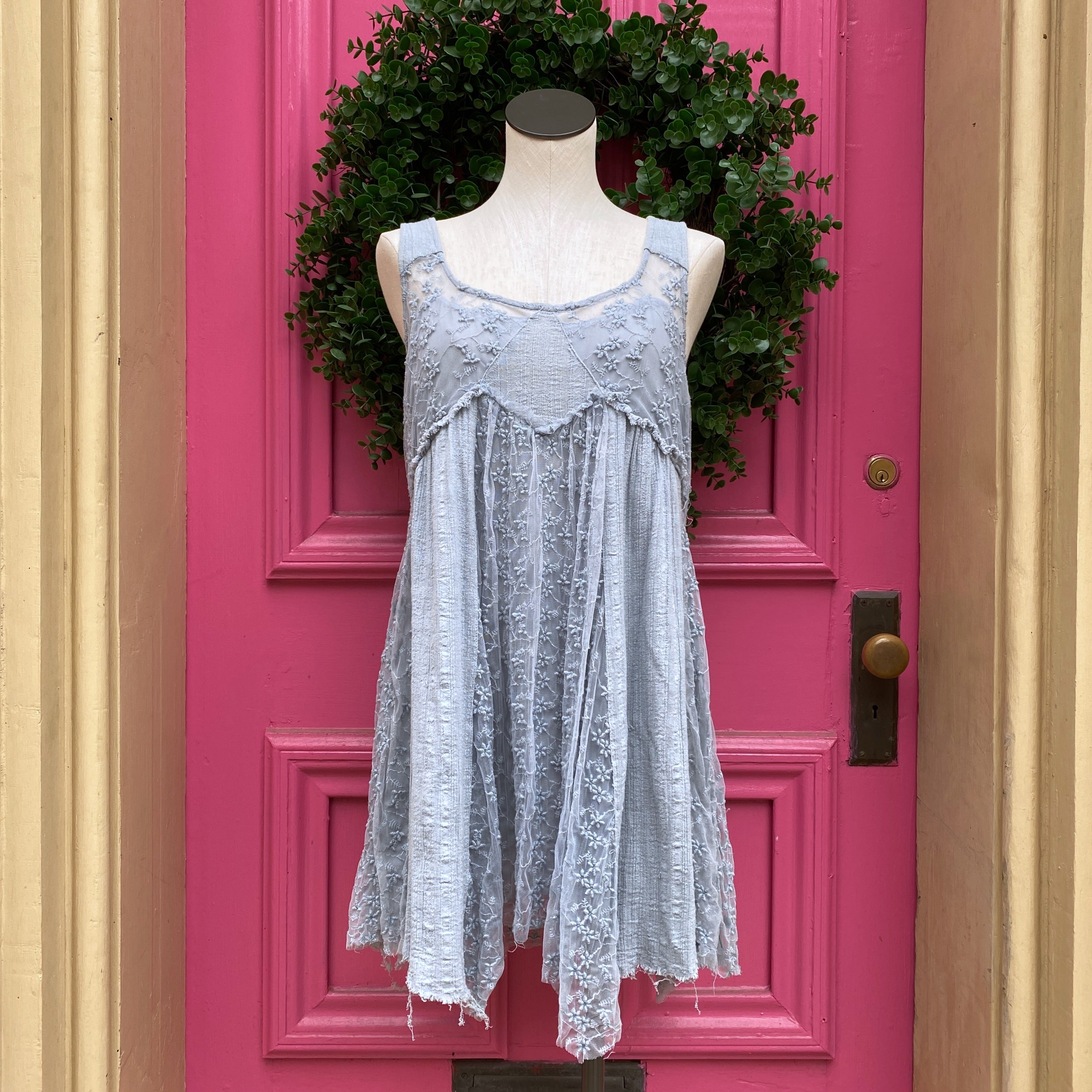 Free People light blue tunic size Medium
