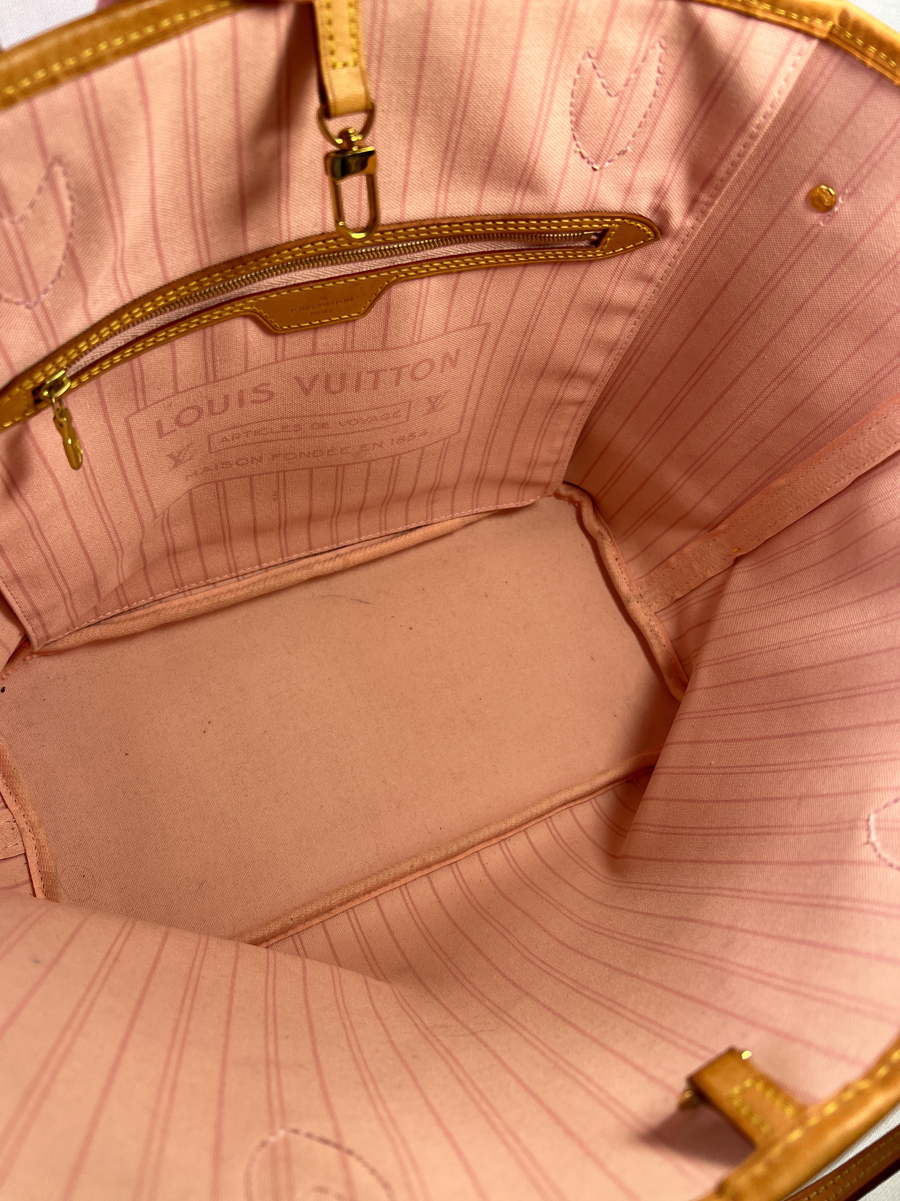 Louis Vuitton neverfull damier azur MM 2019