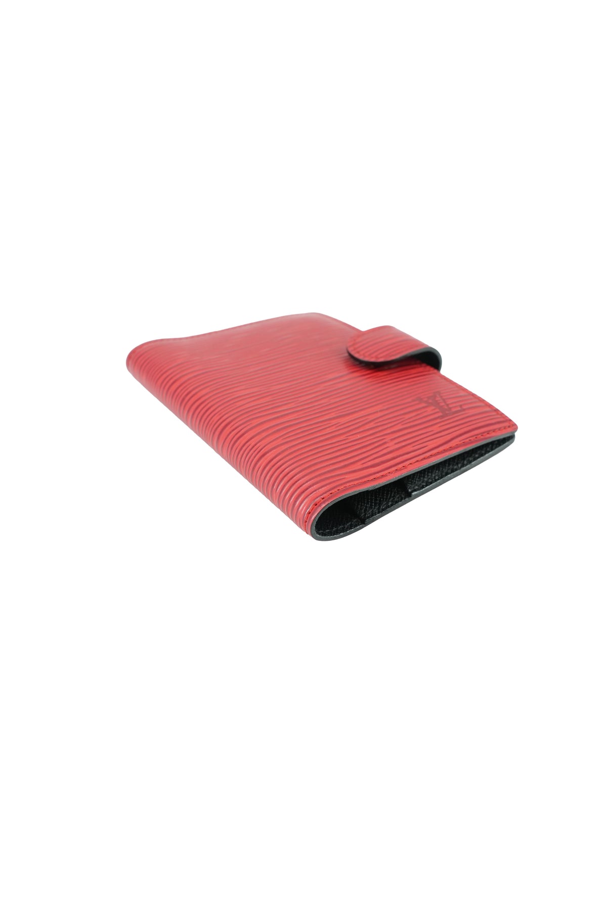 Louis Vuitton red epi leather card wallet TH0976